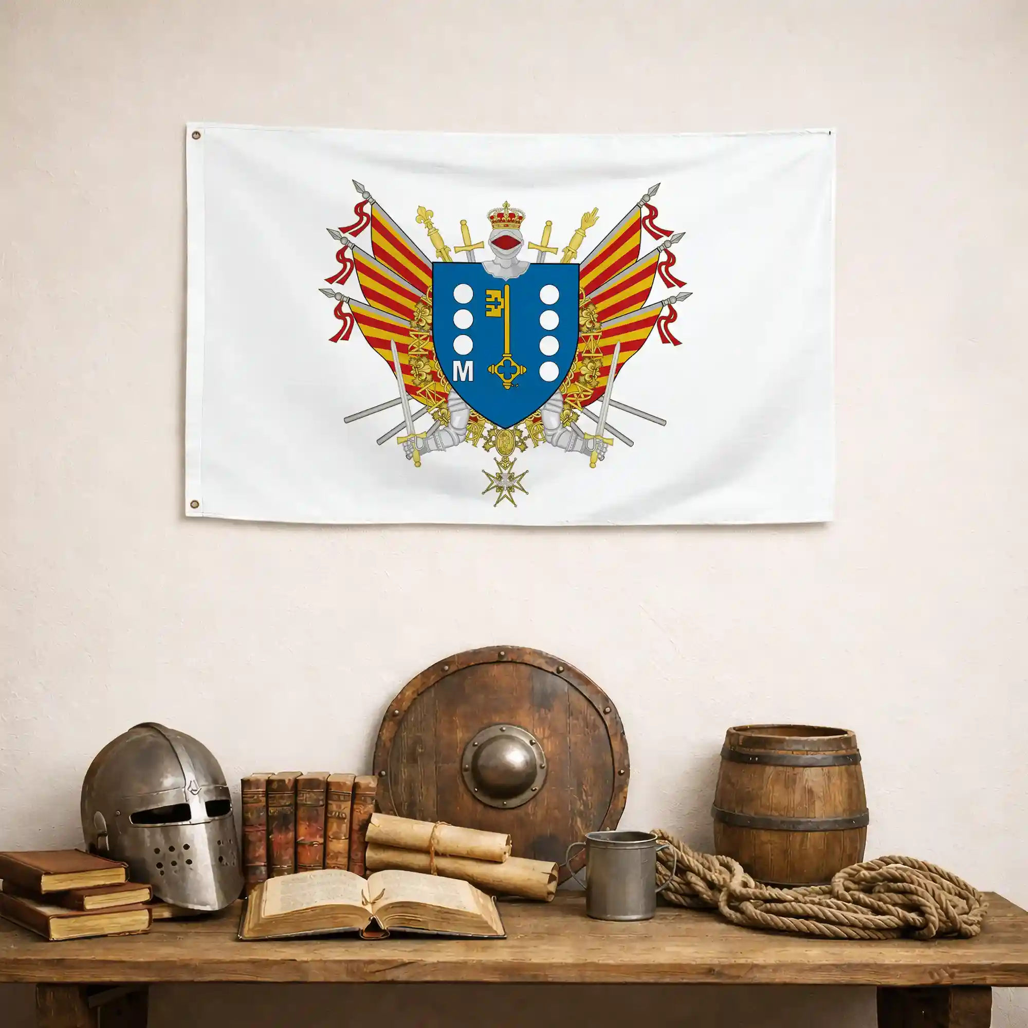 Drapeau - Blason de Miramas - Image 4