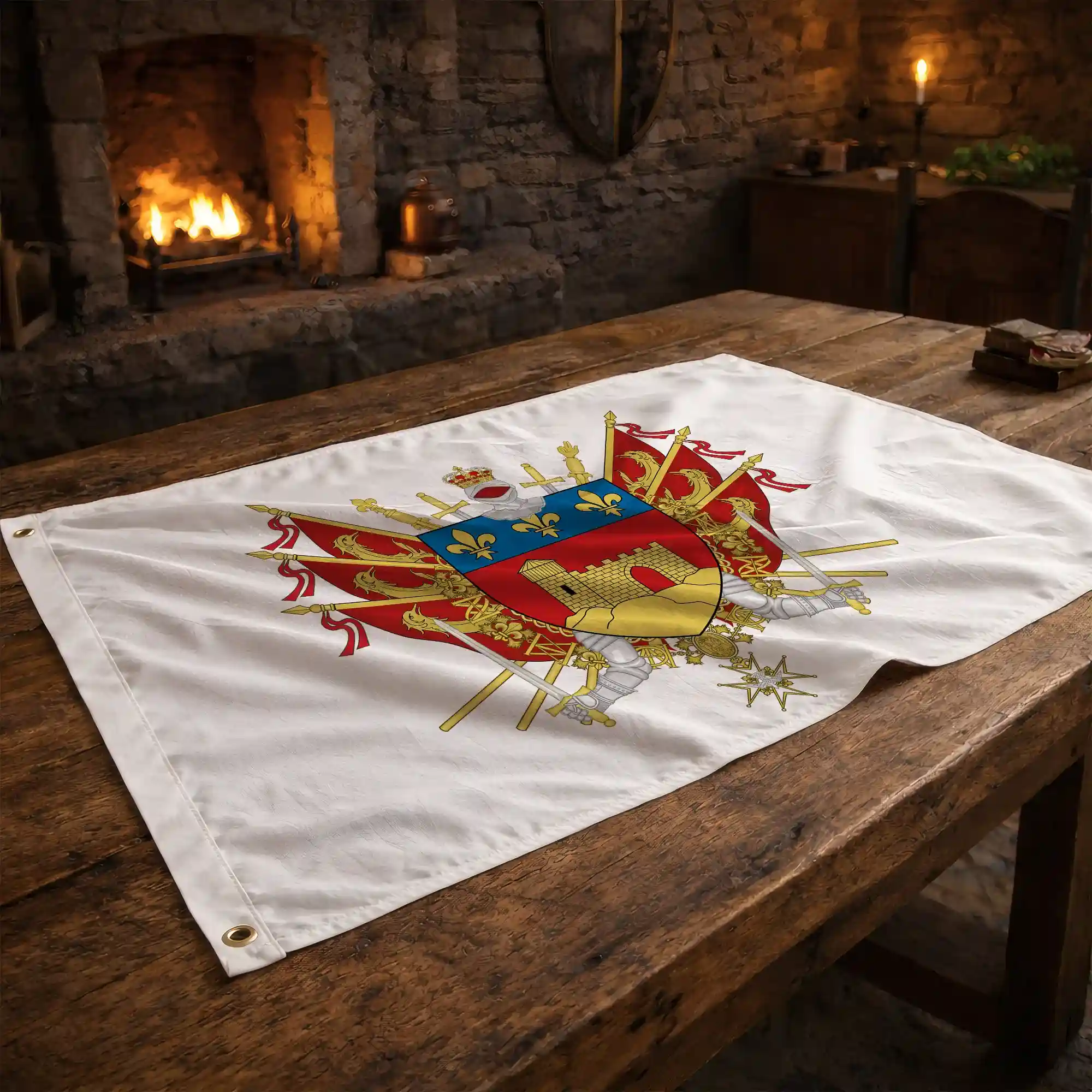 Drapeau - Blason de Montbrison - Image 2