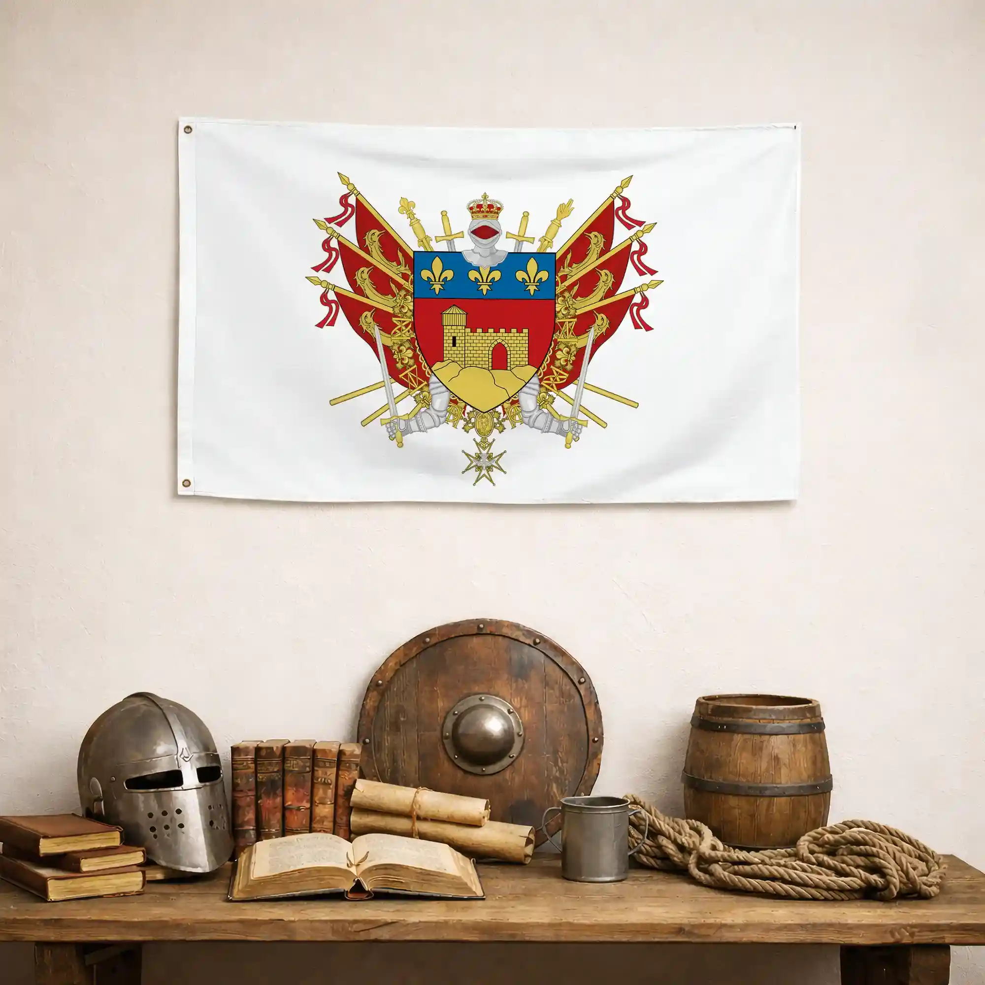 Drapeau - Blason de Montbrison - Image 4