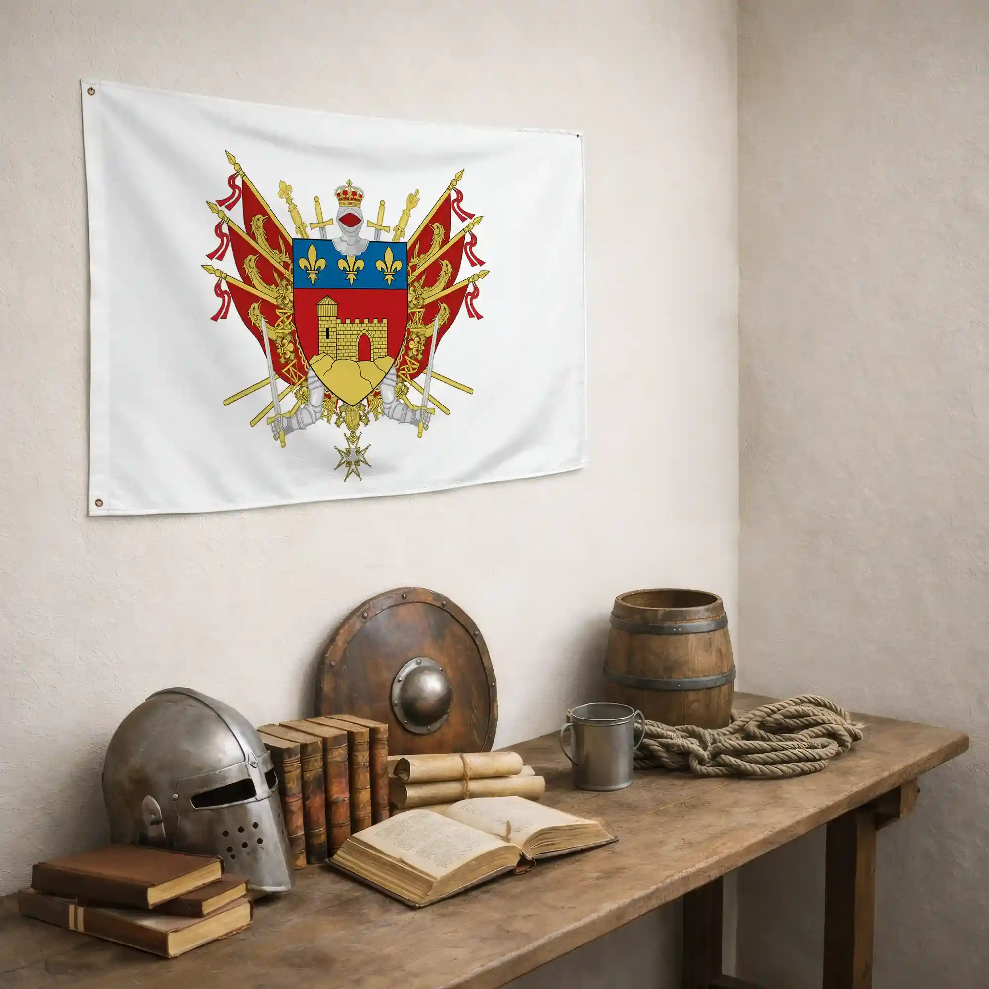 Drapeau - Blason de Montbrison - Image 5