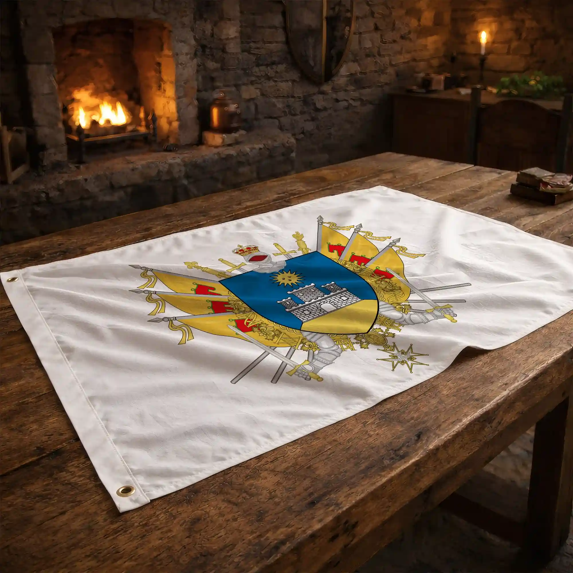 Drapeau - Blason de Montluçon - Image 2