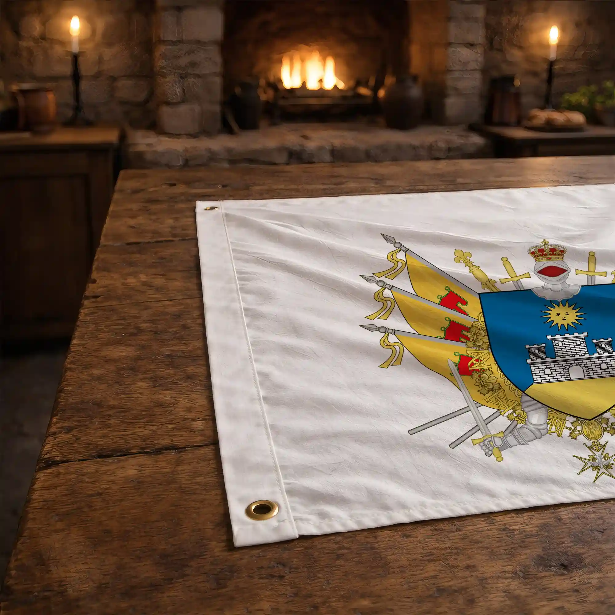Drapeau - Blason de Montluçon - Image 3