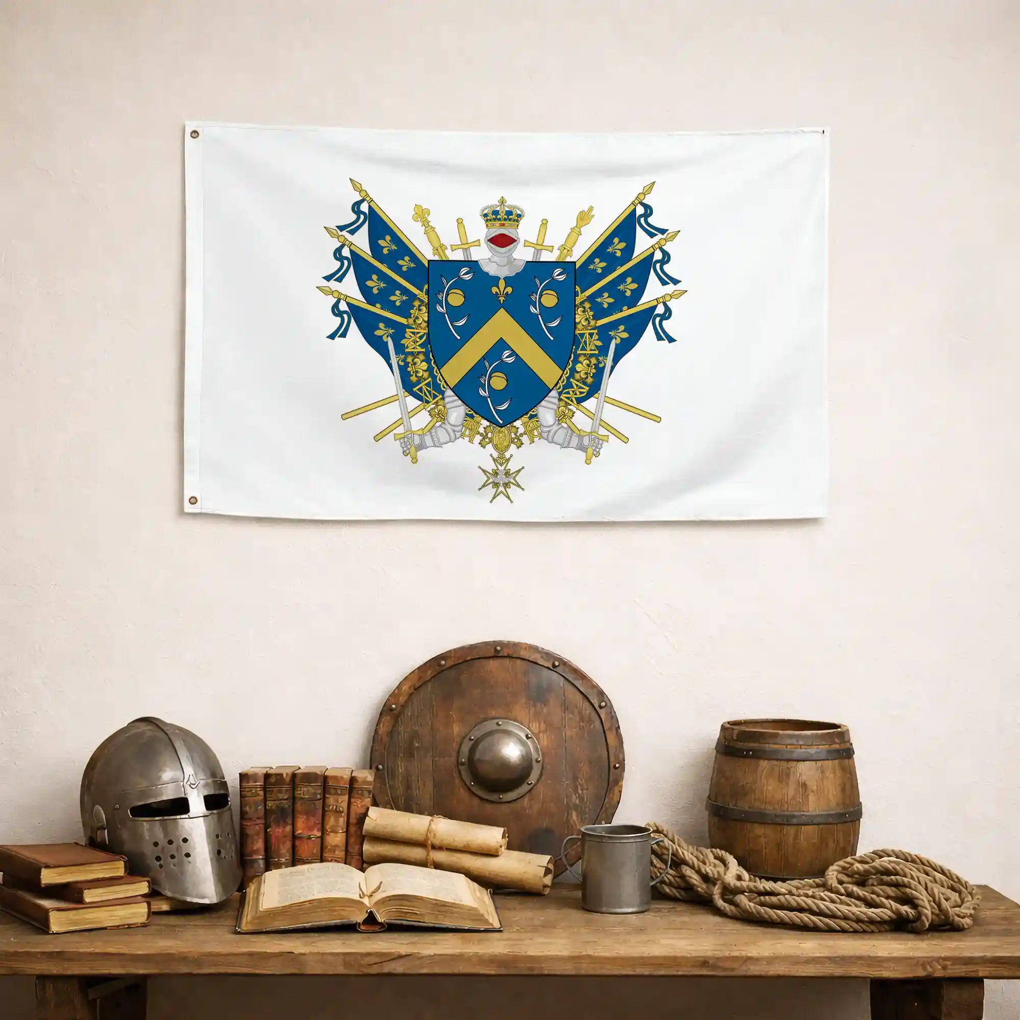 Drapeau - Blason de Montreuil - Image 4