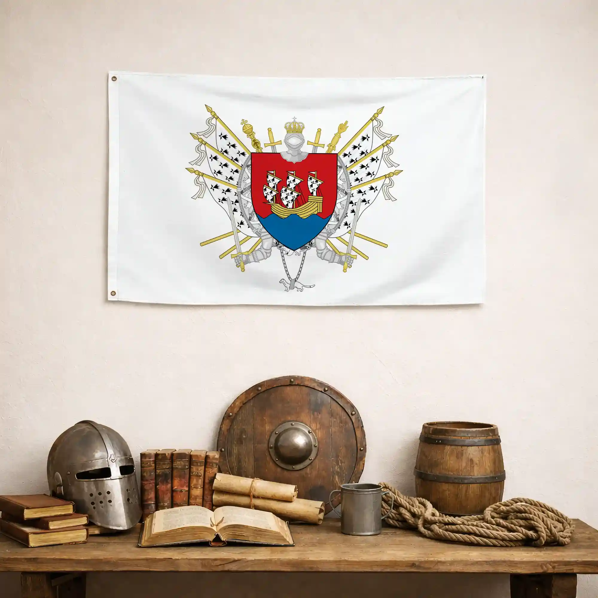 Drapeau - Blason de Morlaix - Image 4