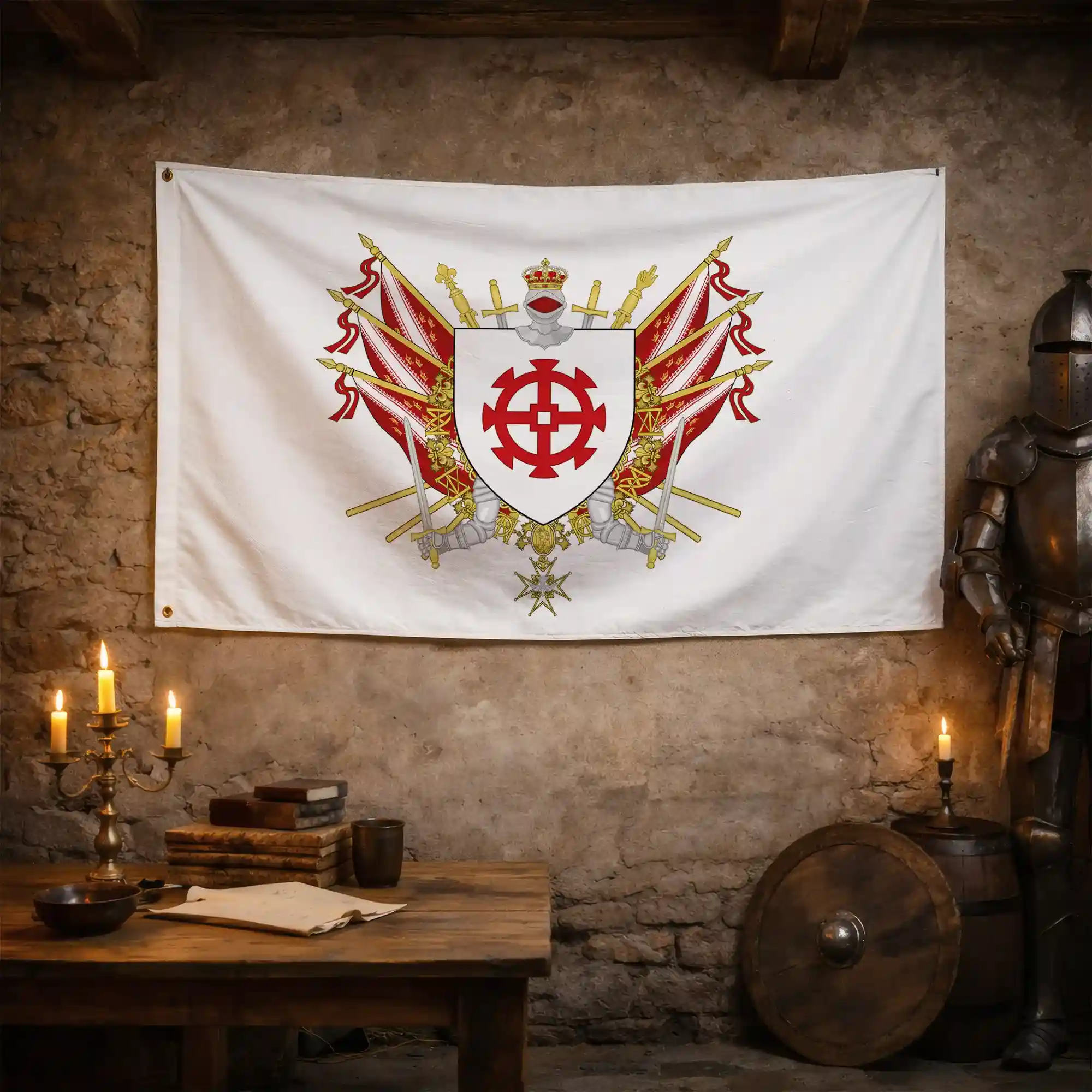 Drapeau - Blason de Mulhouse - Image 3