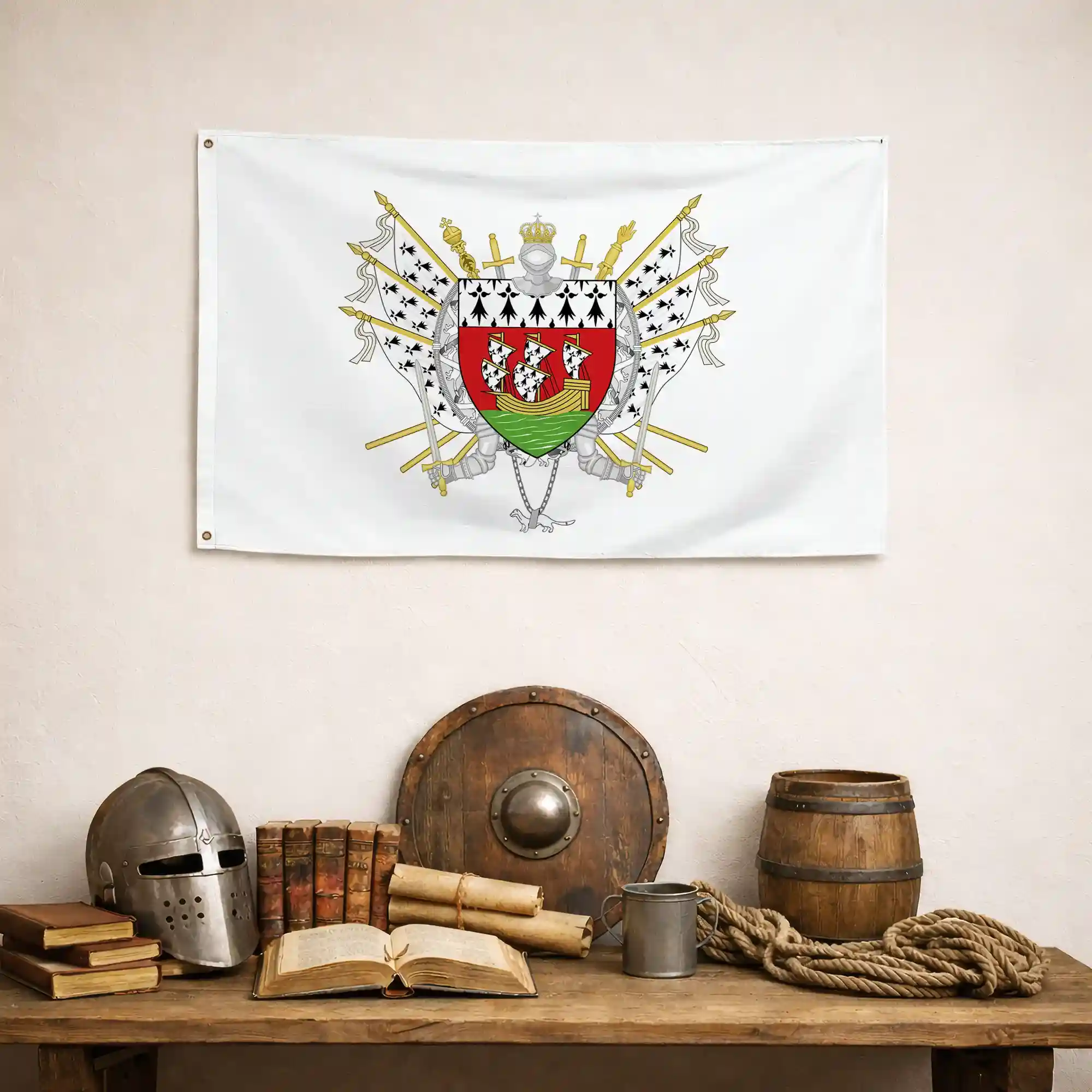 Drapeau - Blason de Nantes - Image 4