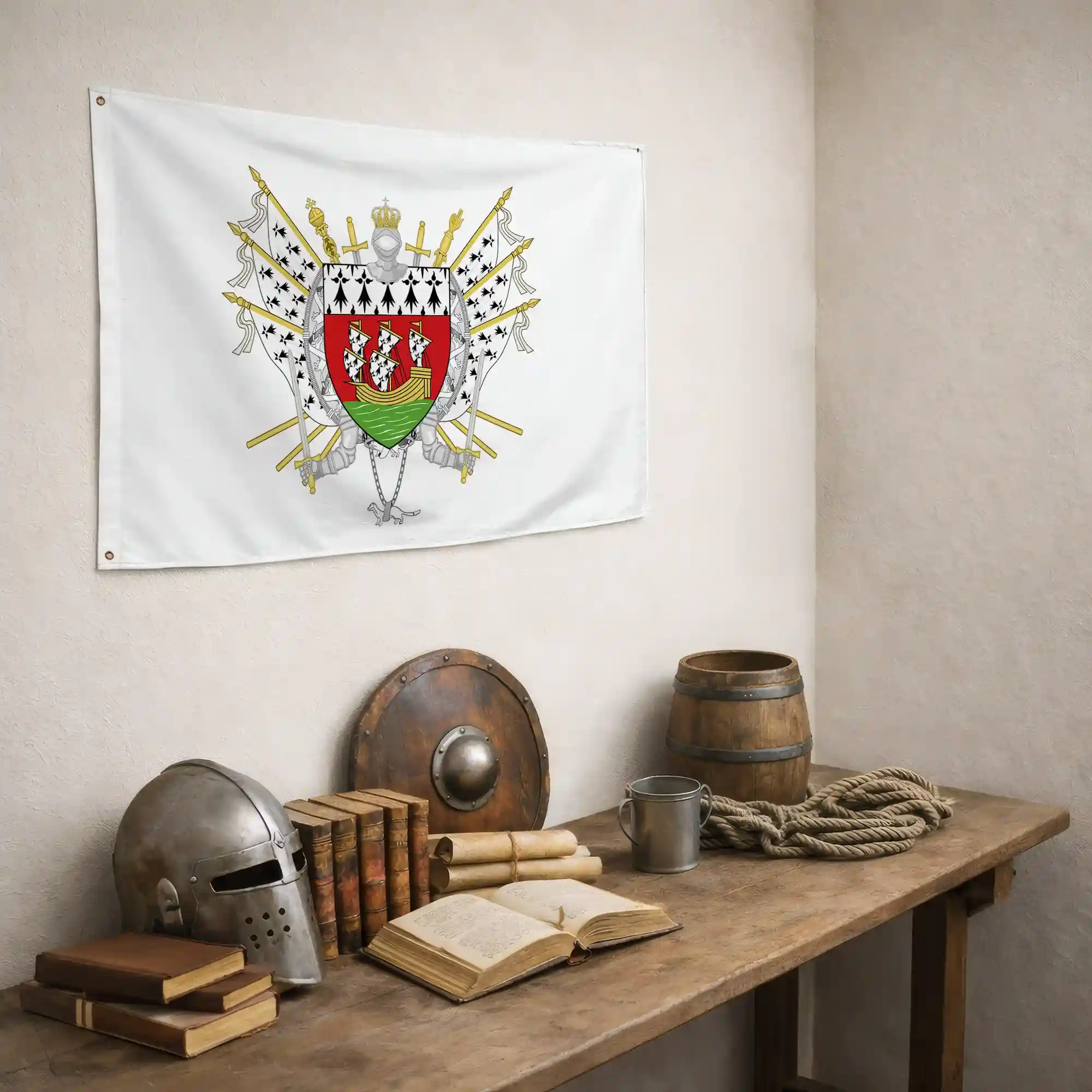 Drapeau - Blason de Nantes - Image 5