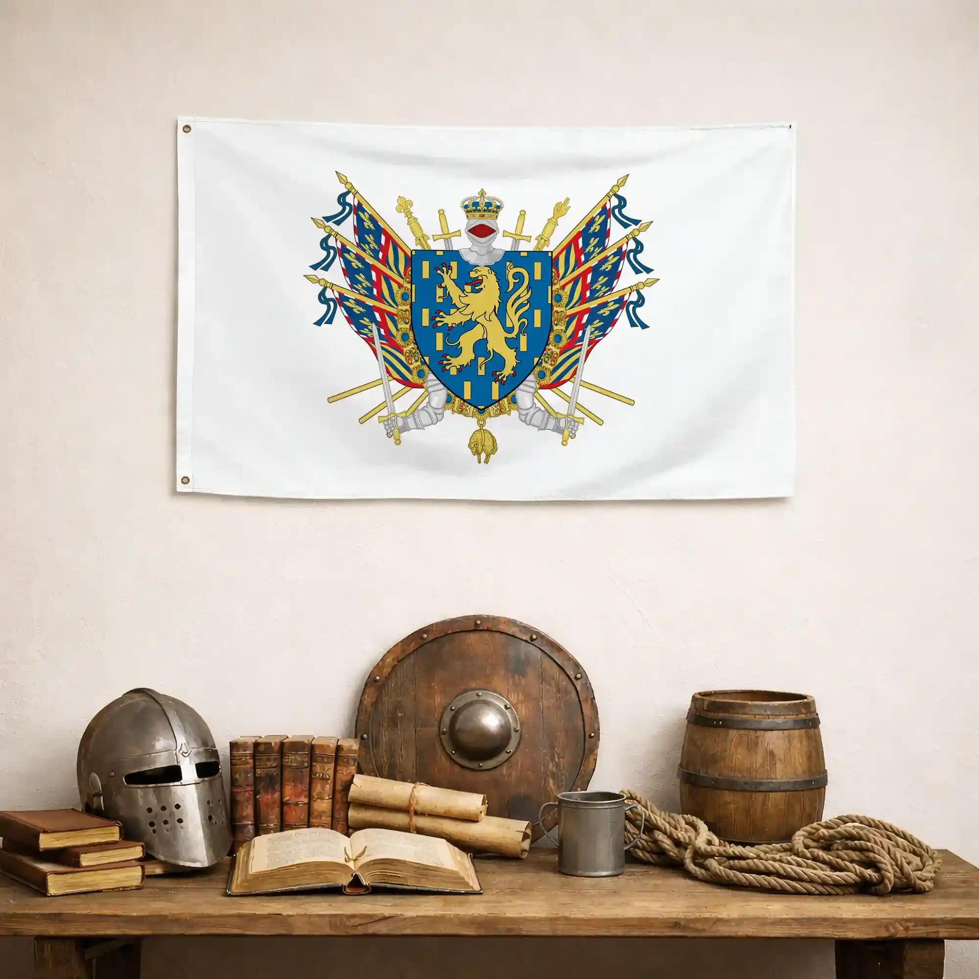Drapeau - Blason de Nevers - Image 4