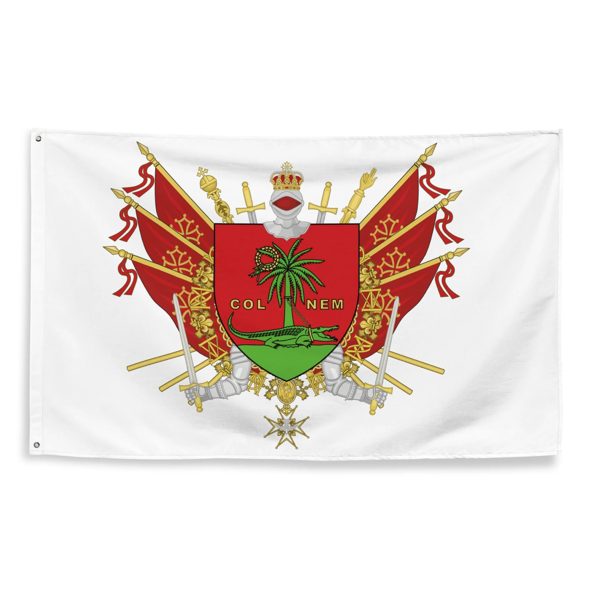 Drapeau - Blason de Nîmes