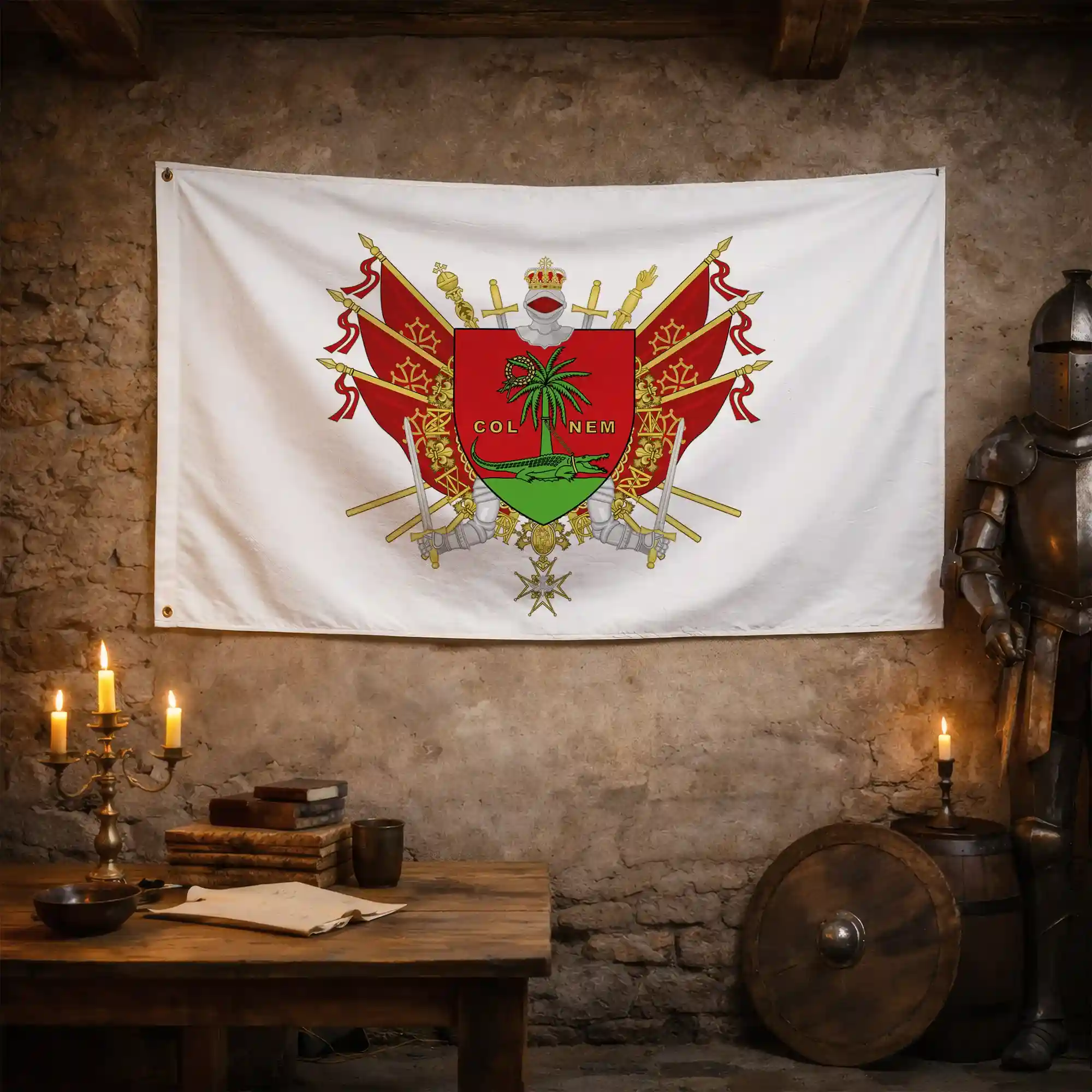 Drapeau - Blason de Nîmes - Image 3