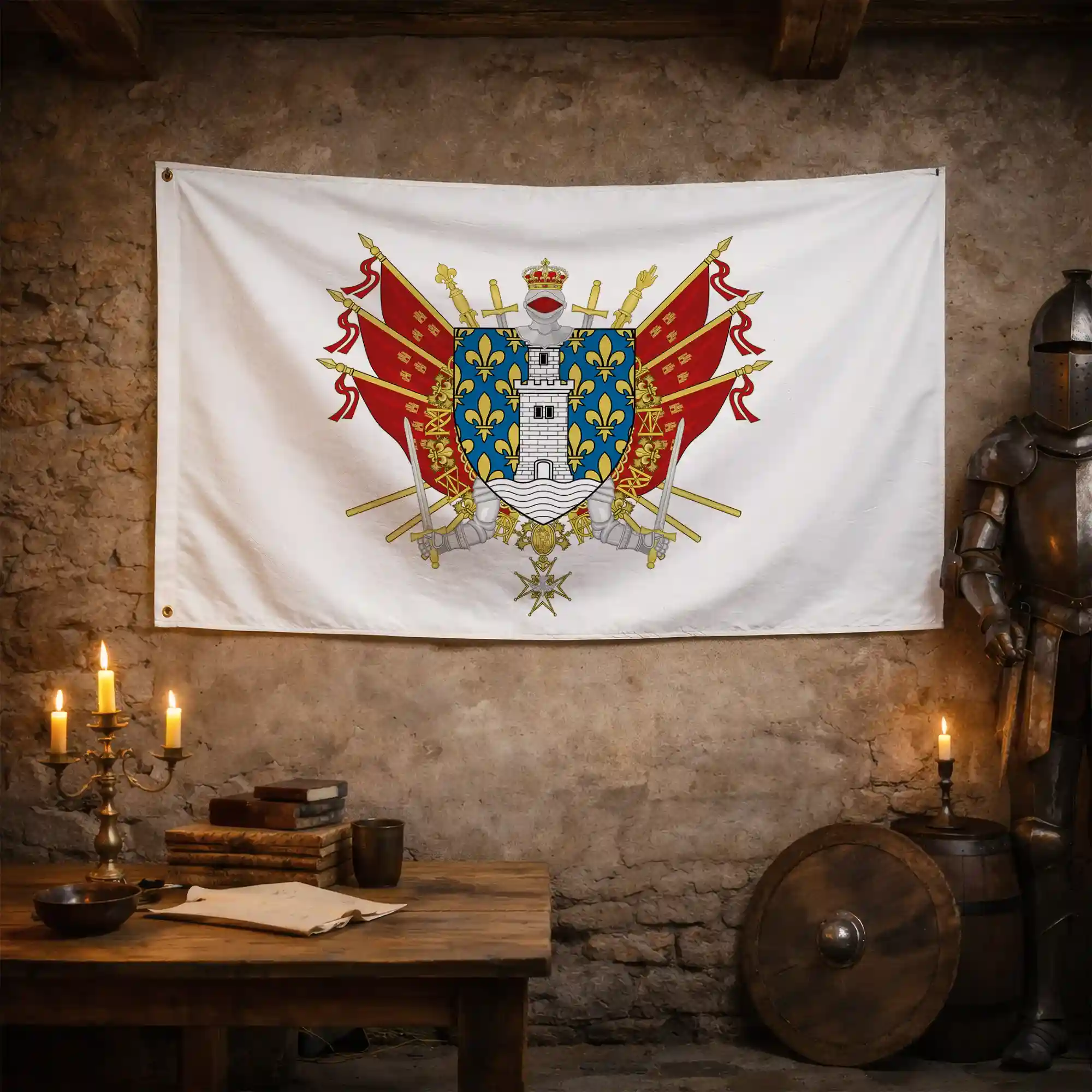 Drapeau - Blason de Niort - Image 3