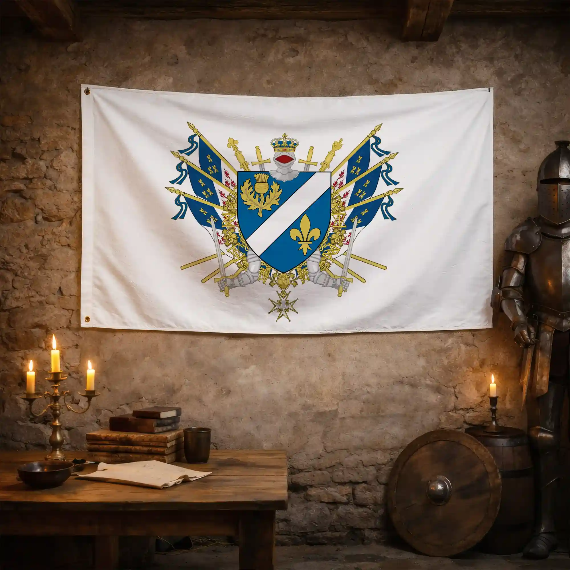 Drapeau - Blason de Nogent-sur-Oise - Image 3