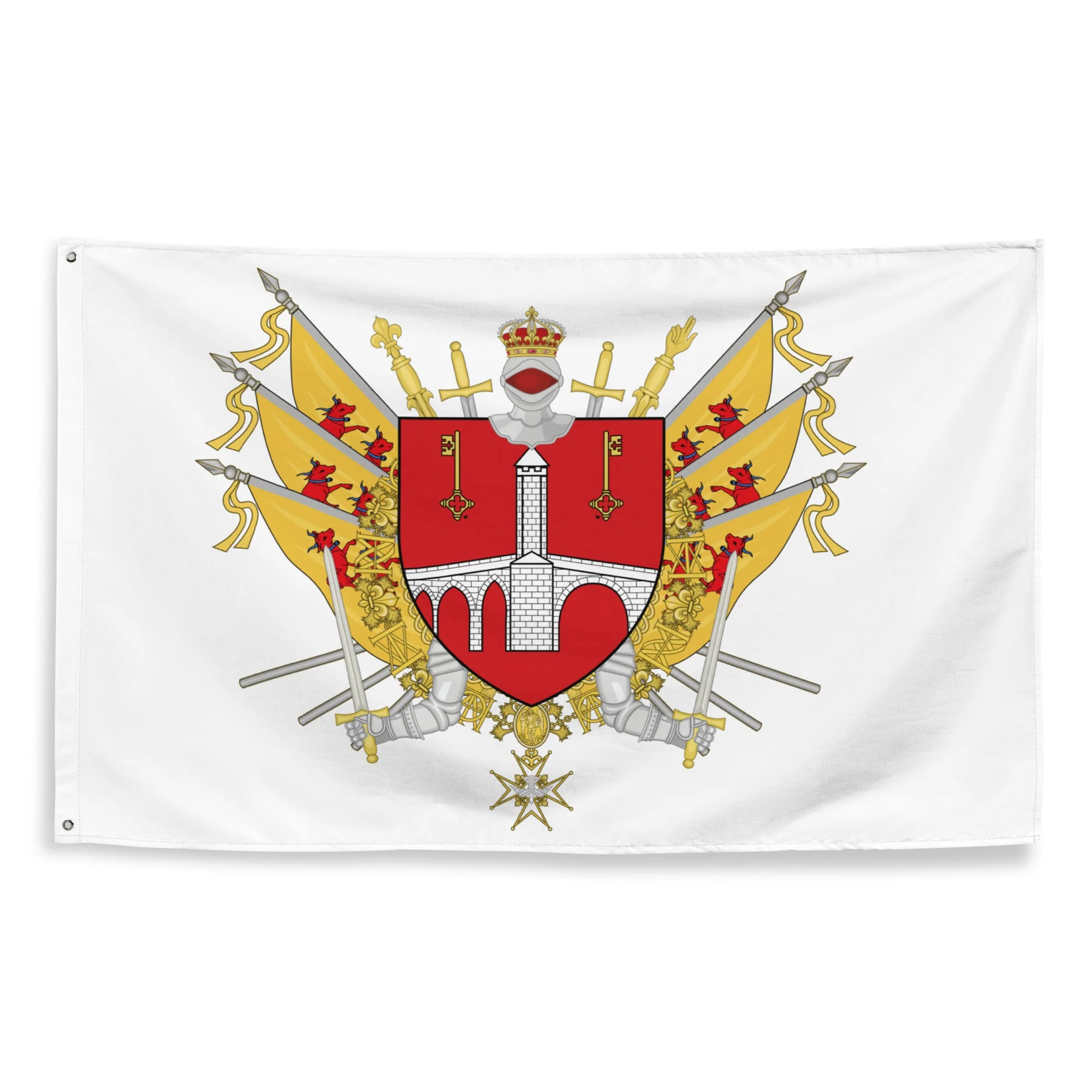 Drapeau - Blason d'Orthez