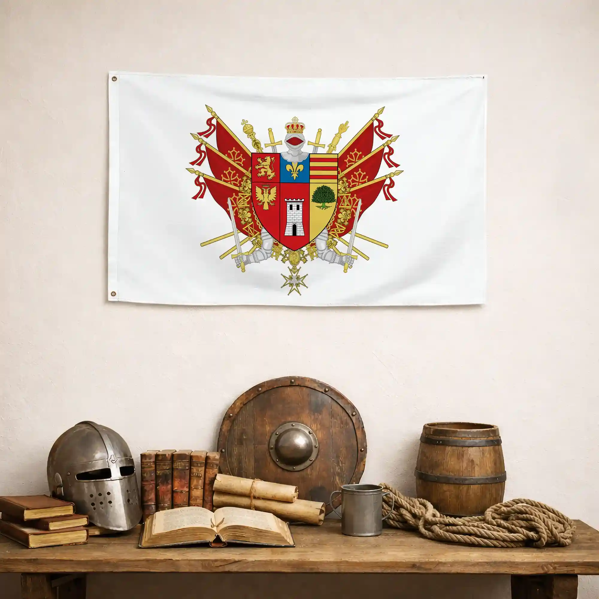 Drapeau - Blason de Pamiers - Image 4