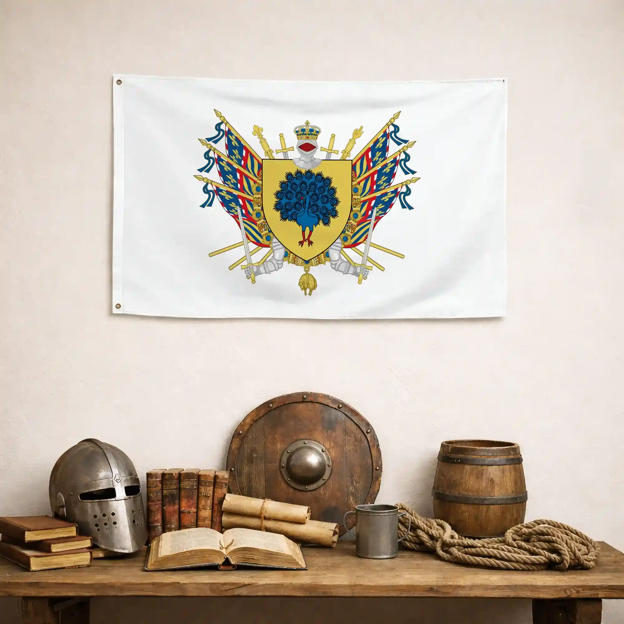 Drapeau - Blason de Paray-le-Monial - Image 4