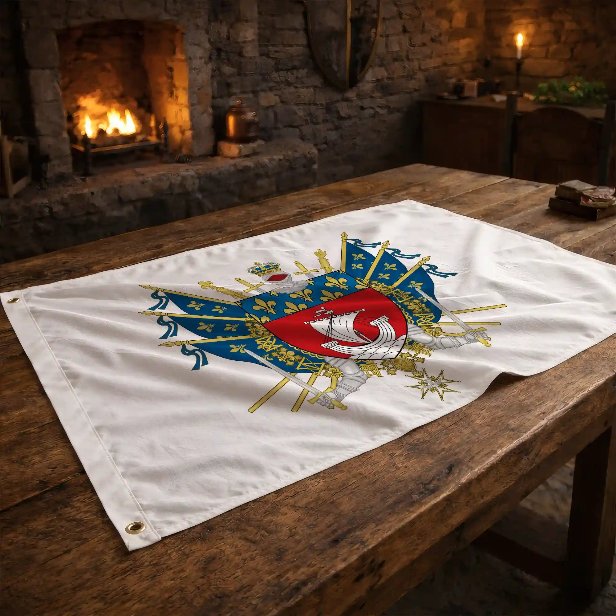Drapeau - Blason de Paris (75) - Image 2
