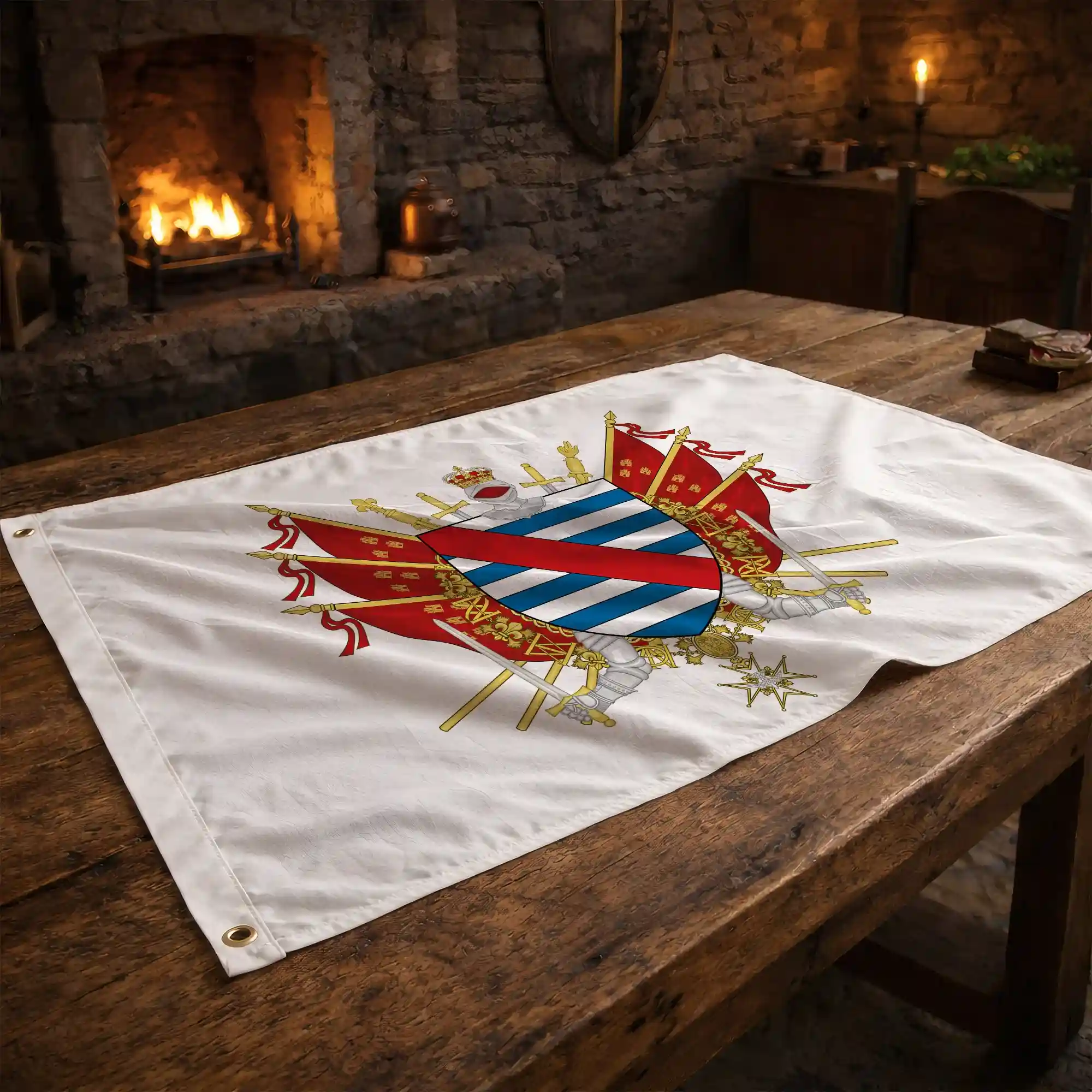 Drapeau - Blason de Parthenay - Image 2