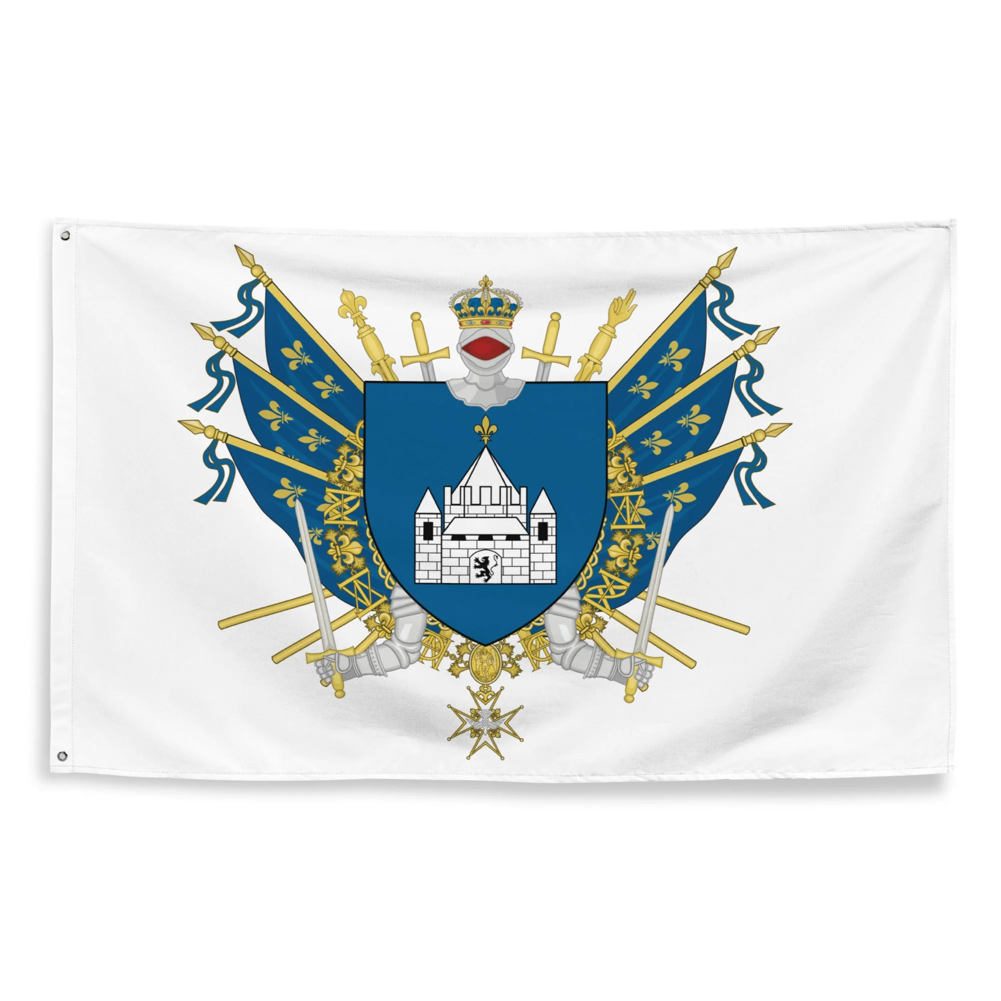 Drapeau - Blason de Provins