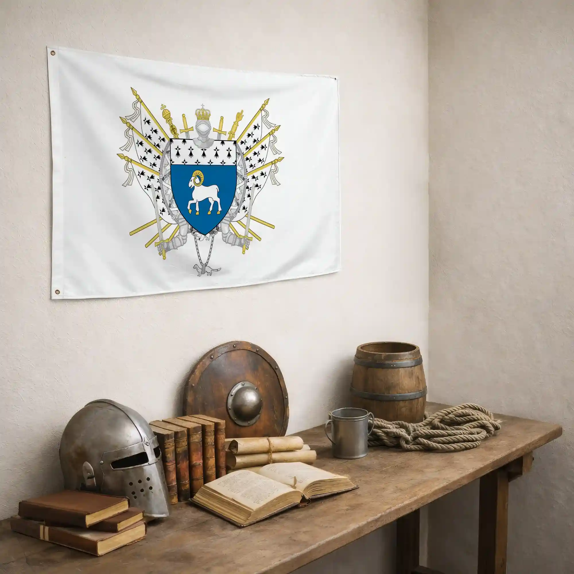 Drapeau - Blason de Quimper - Image 5