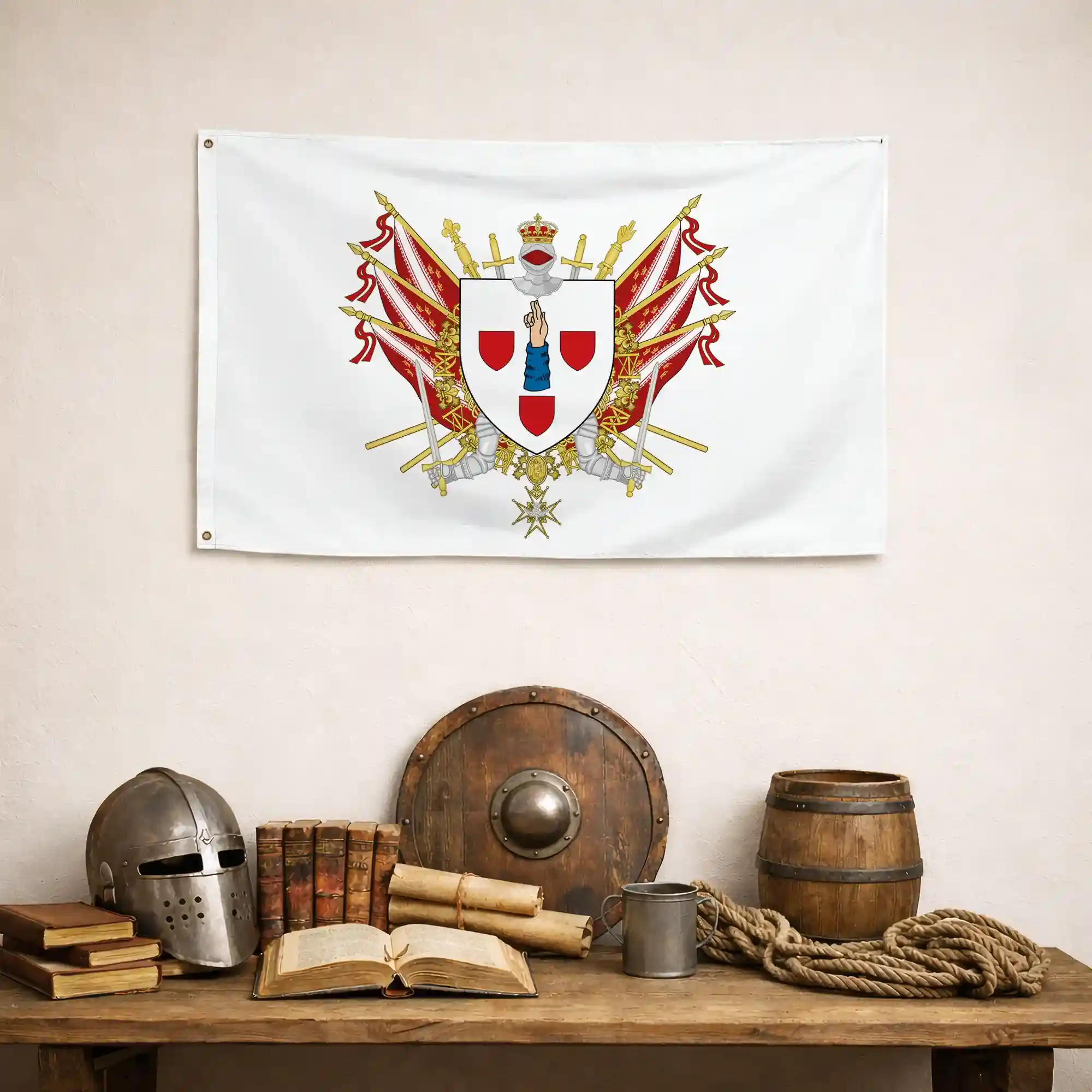 Drapeau - Blason de Ribeauvillé - Image 4