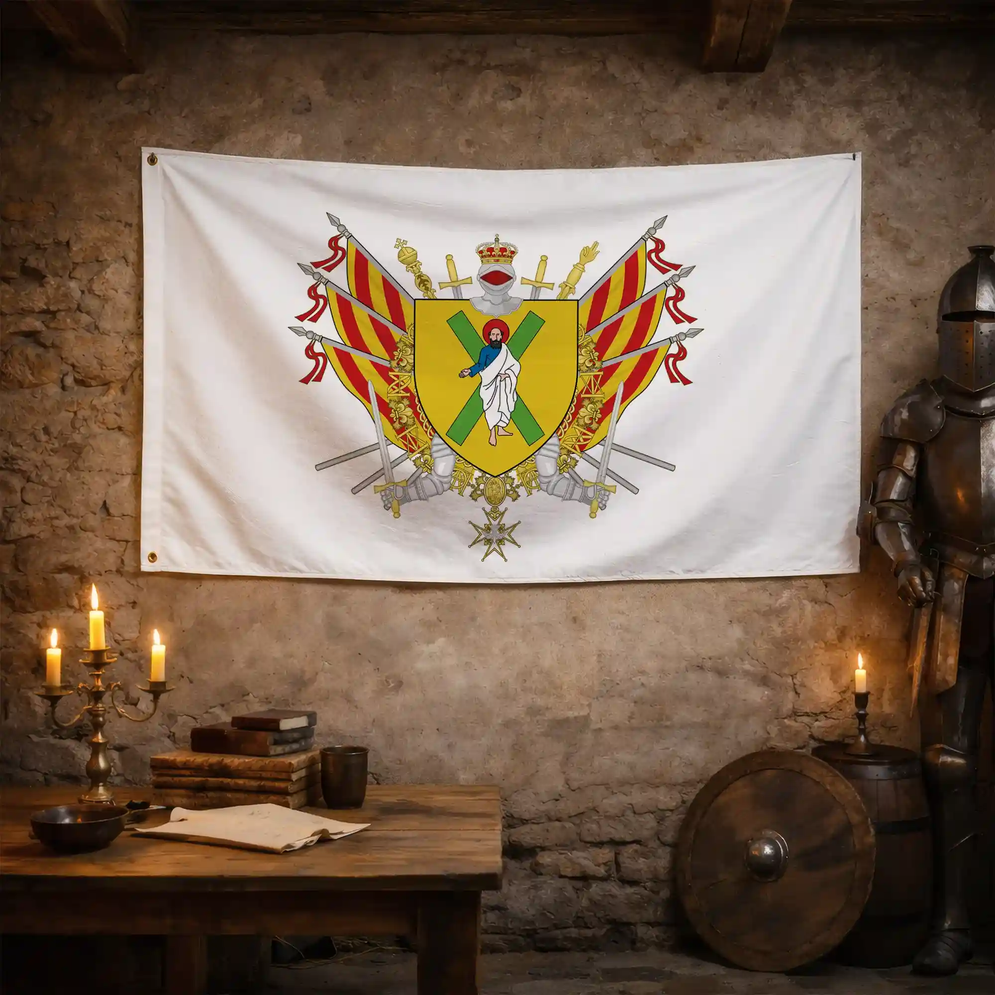 Drapeau - Blason de Rivesaltes - Image 3
