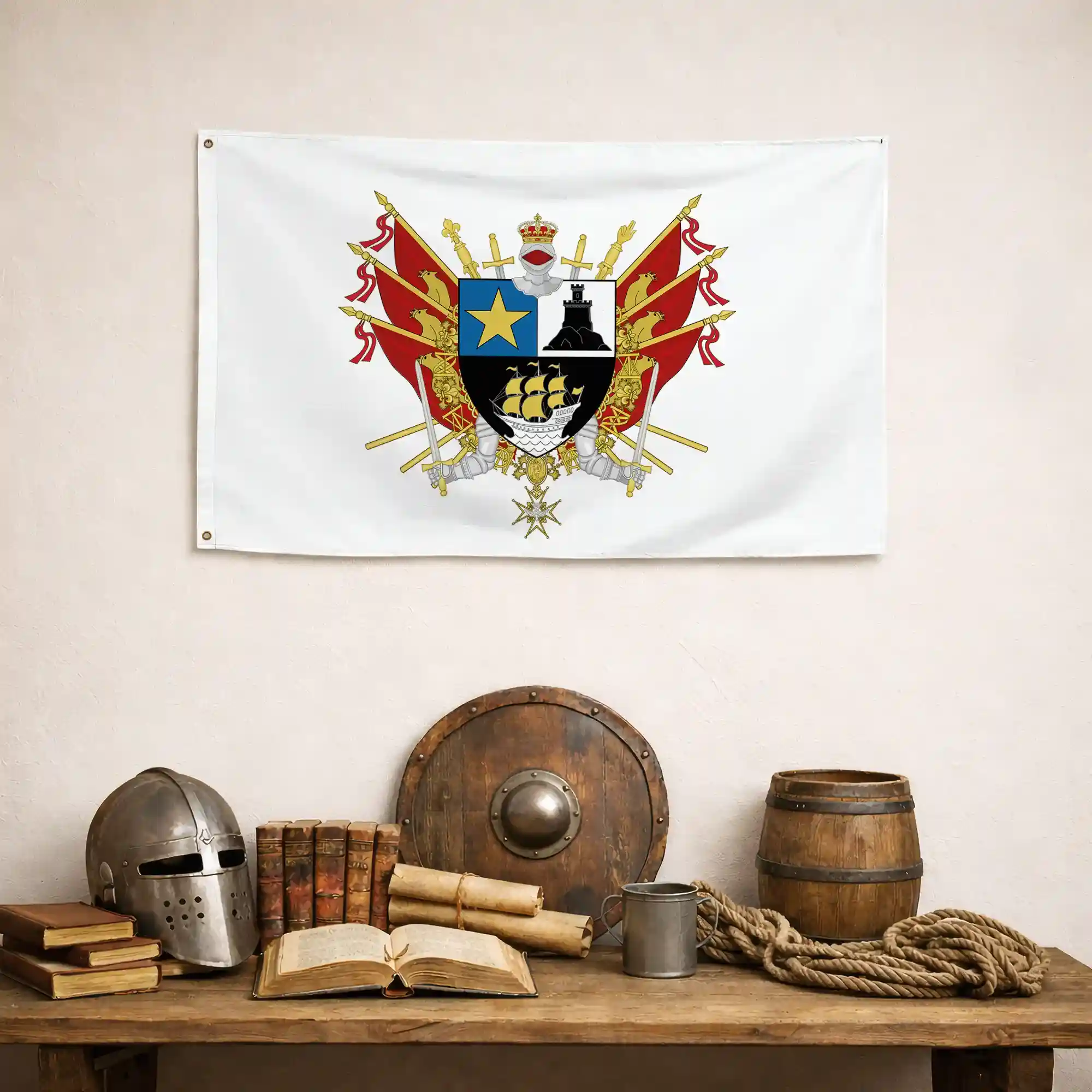 Drapeau - Blason de Rochefort - Image 4