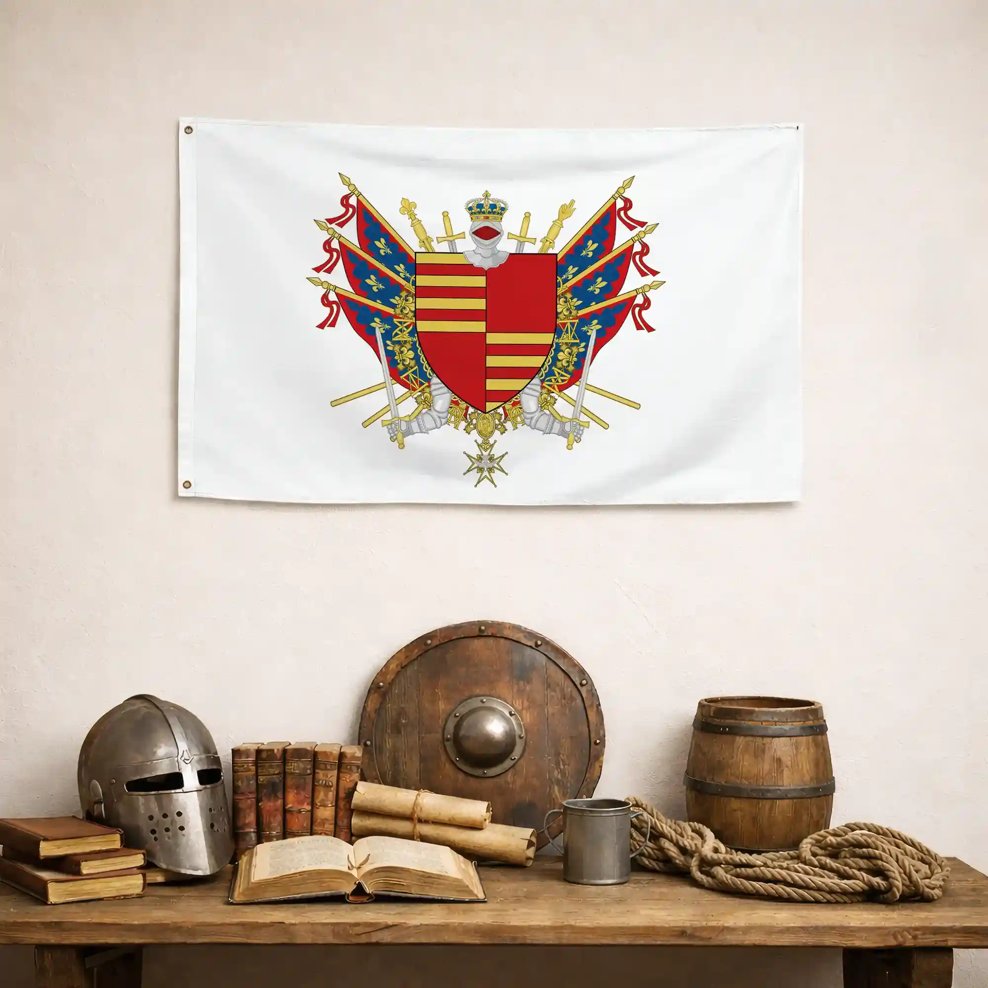Drapeau - Blason de Saint-Amand-Montrond - Image 4