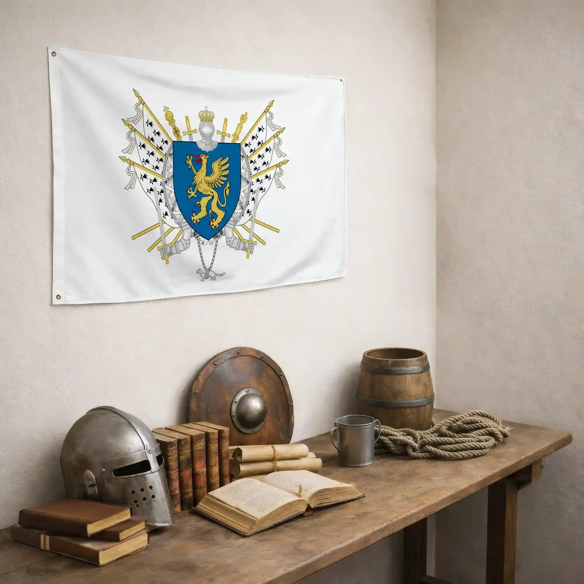 Drapeau - Blason de Saint-Brieuc - Image 5