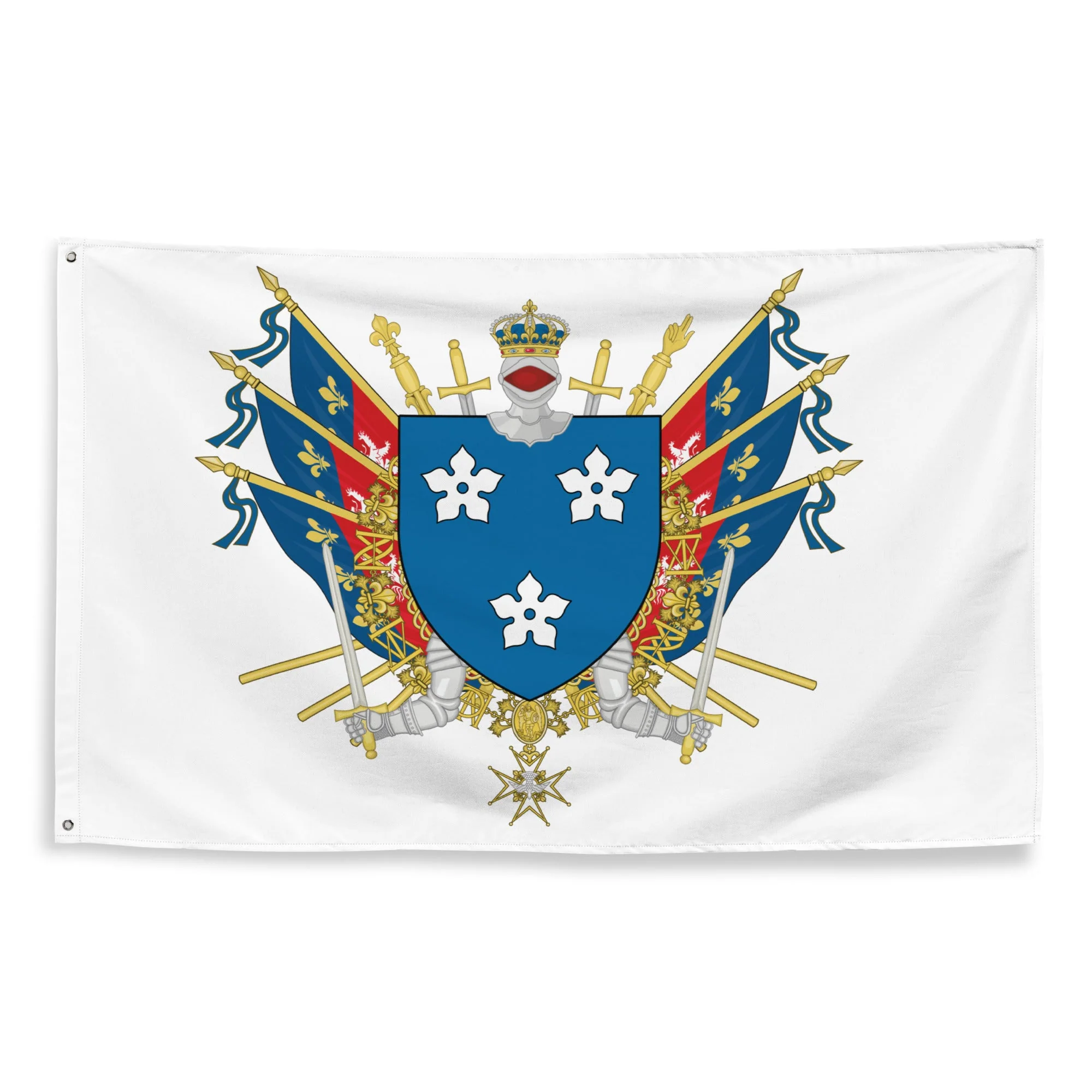 Drapeau - Blason de Saint-Priest
