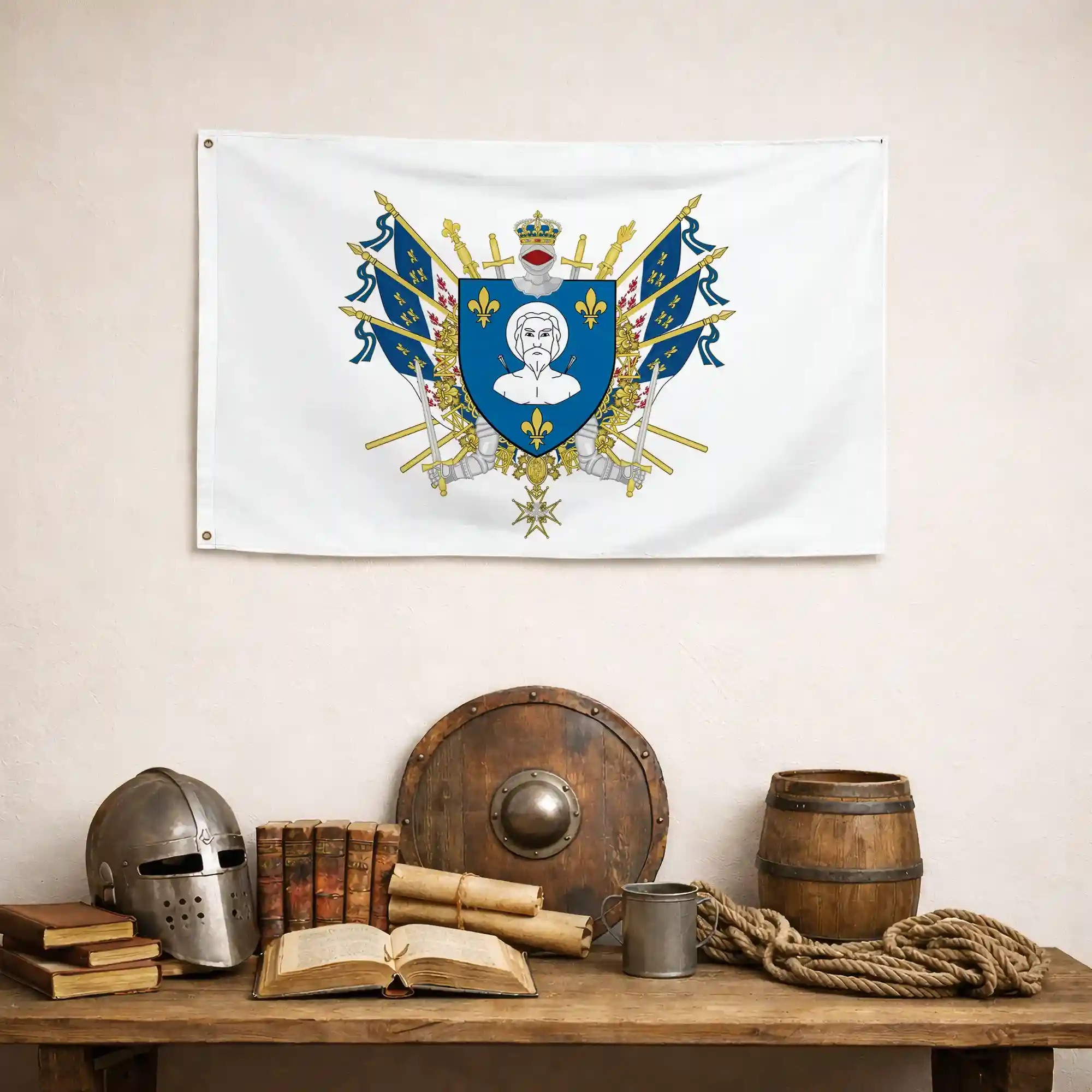 Drapeau - Blason de Saint-Quentin - Image 4
