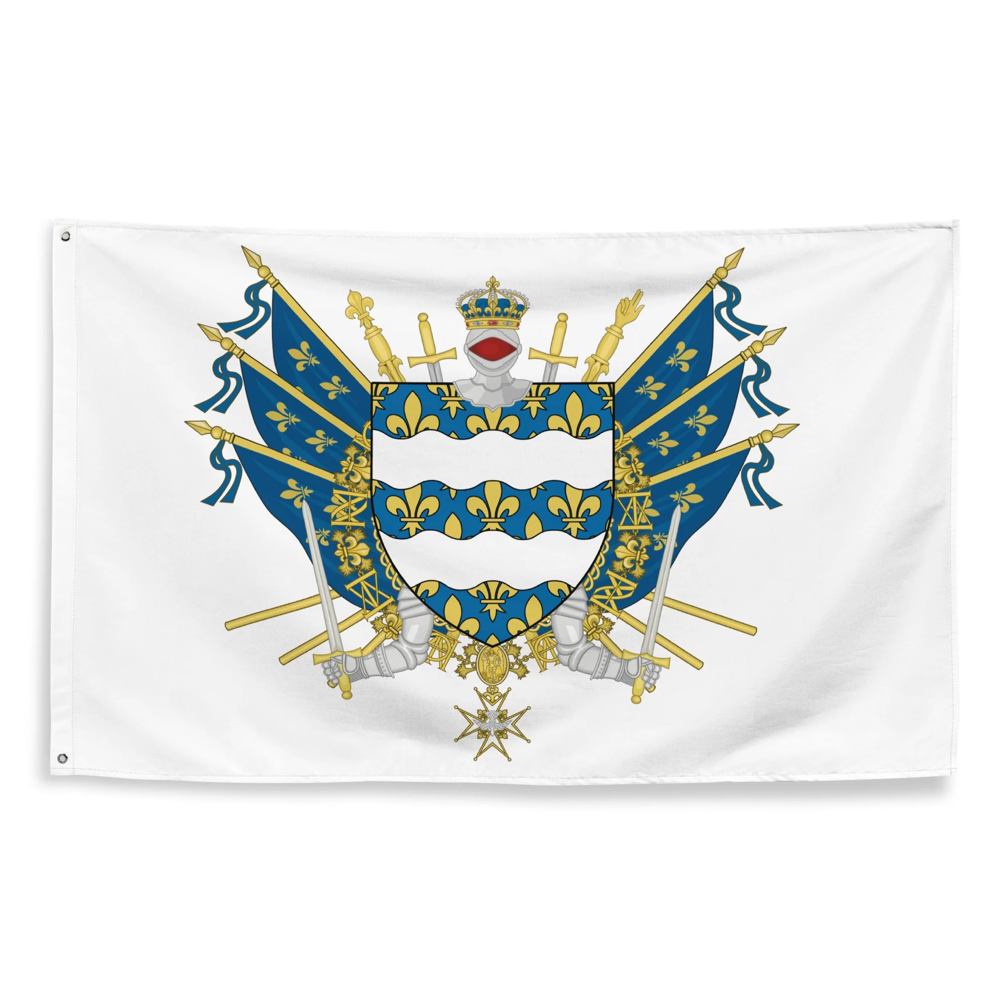 Drapeau - Blason de Seine-et-Marne (77)