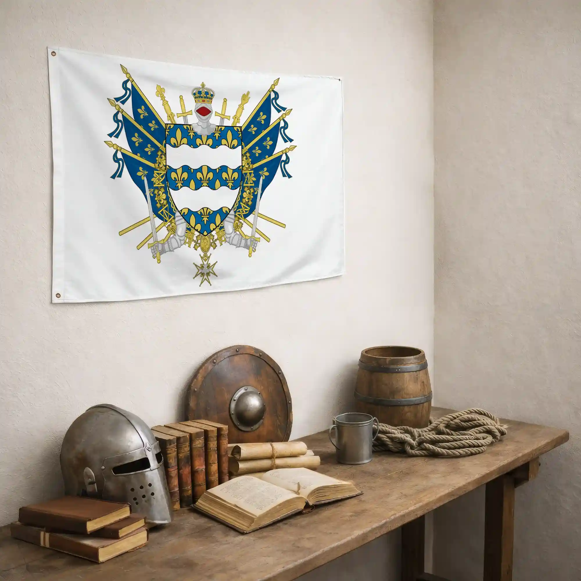 Drapeau - Blason de Seine-et-Marne (77) - Image 6