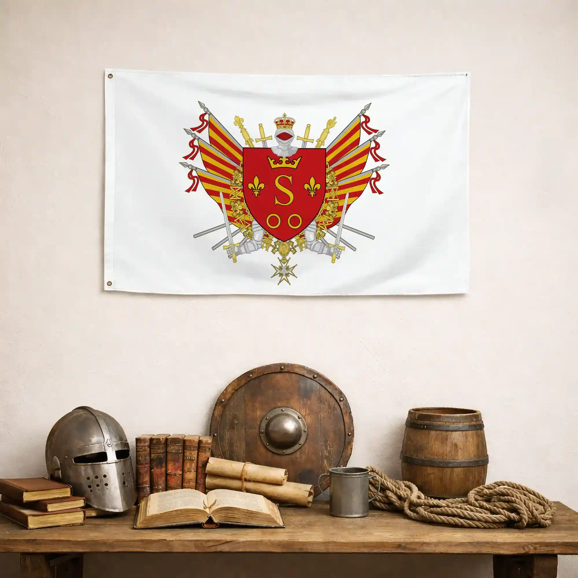 Drapeau - Blason de Sisteron - Image 4