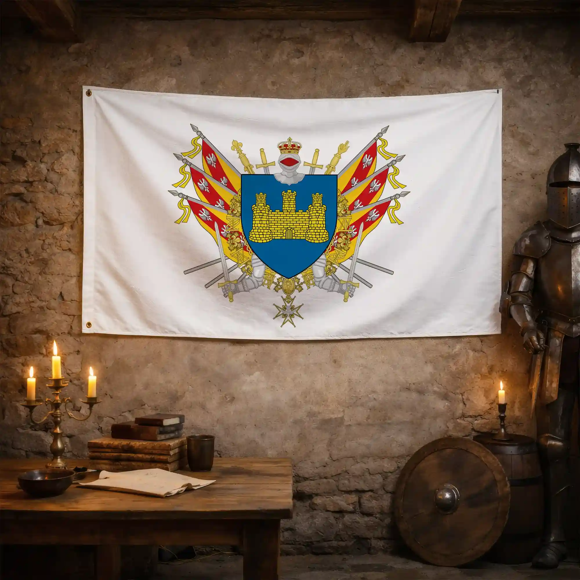 Drapeau - Blason de Thionville - Image 3