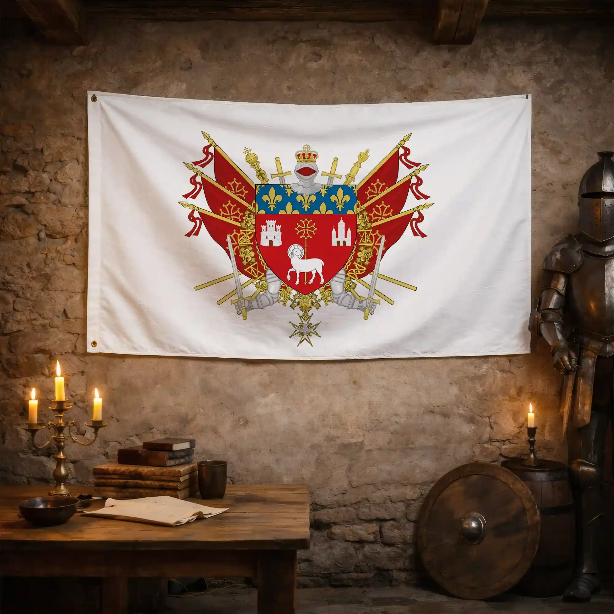 Drapeau - Blason de Toulouse - Image 3