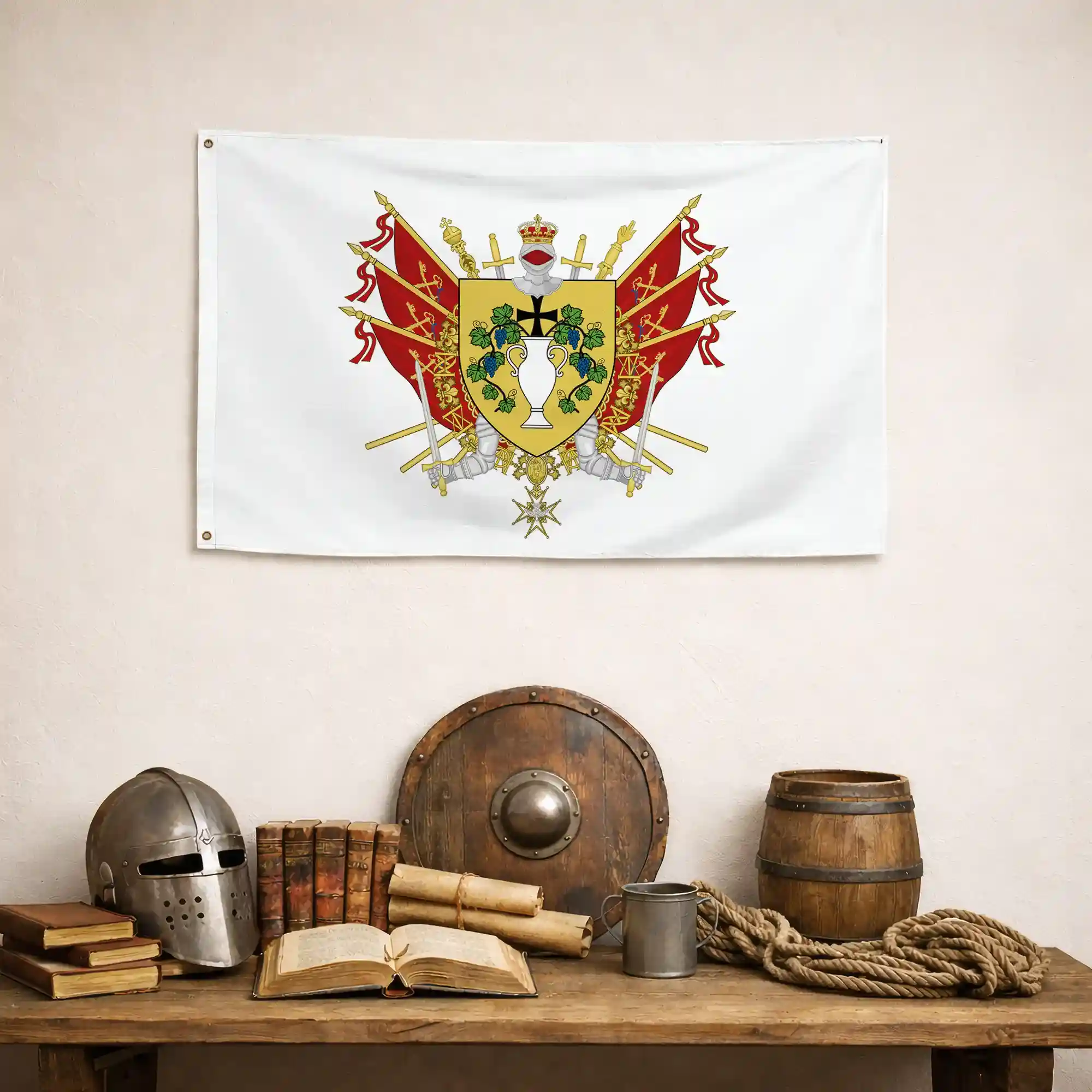Drapeau - Blason de Vaison-la-Romaine - Image 4