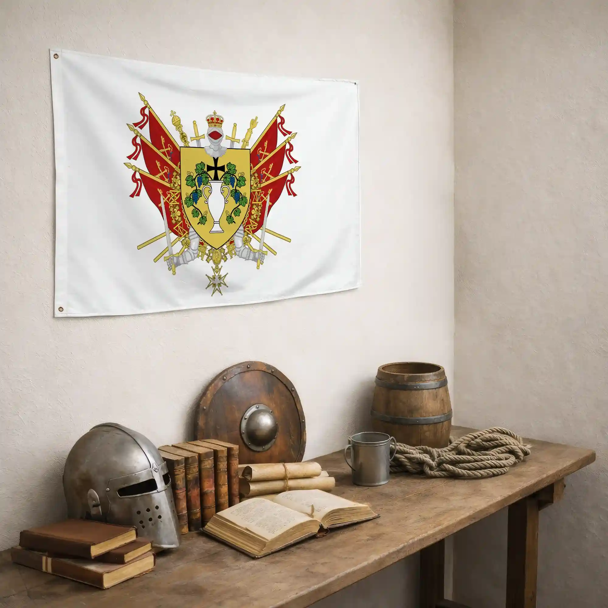 Drapeau - Blason de Vaison-la-Romaine - Image 5
