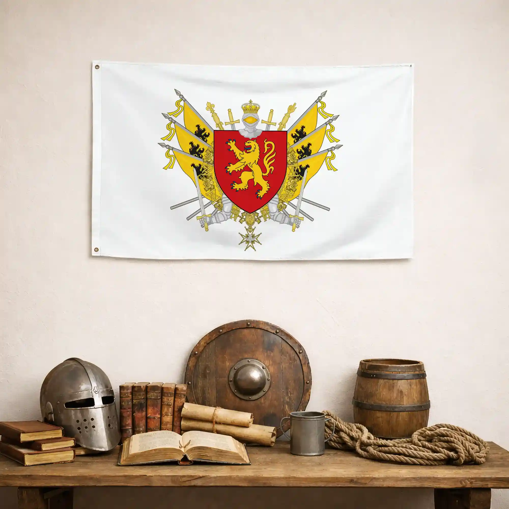 Drapeau - Blason de Valenciennes - Image 4