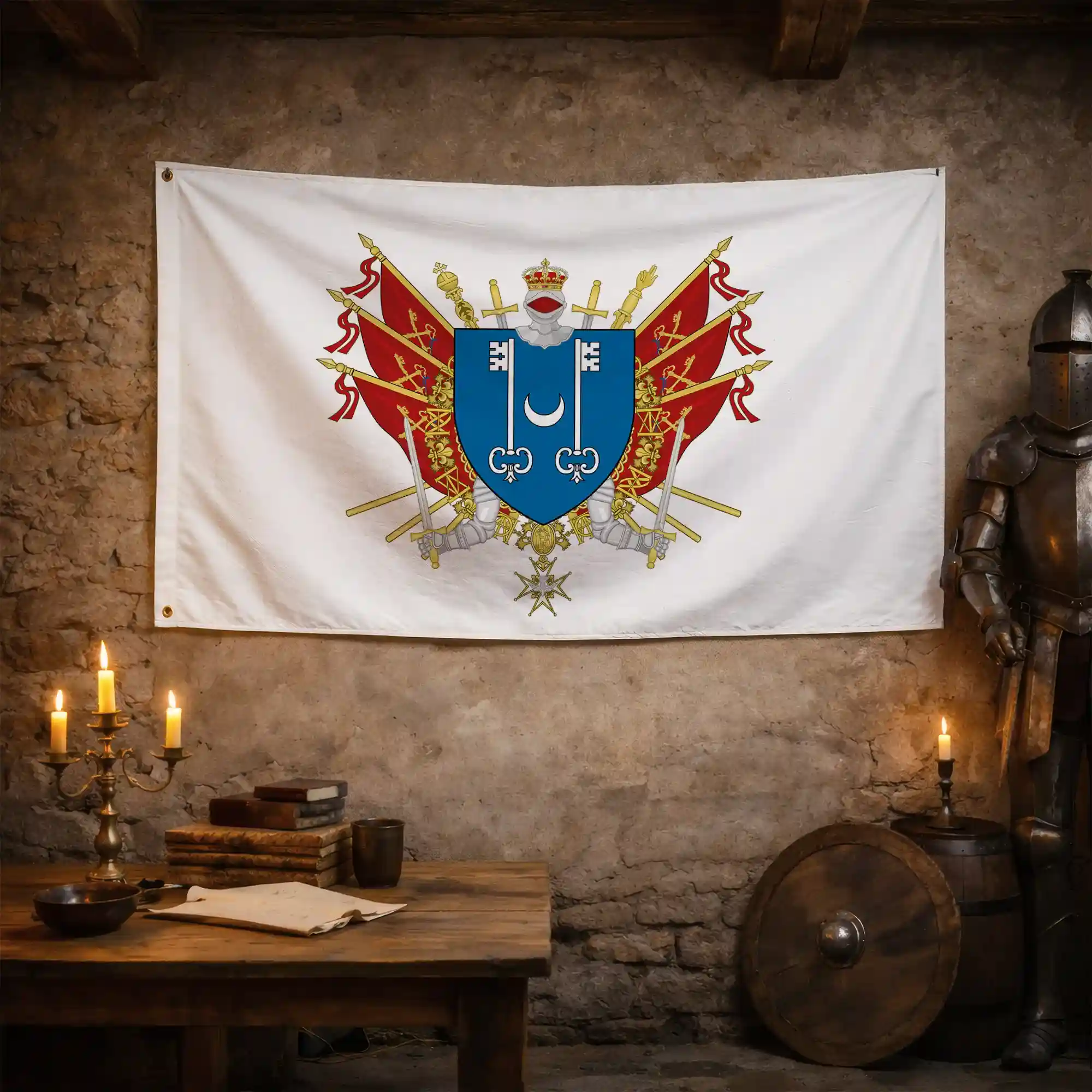 Drapeau - Blason de Valréas - Image 3