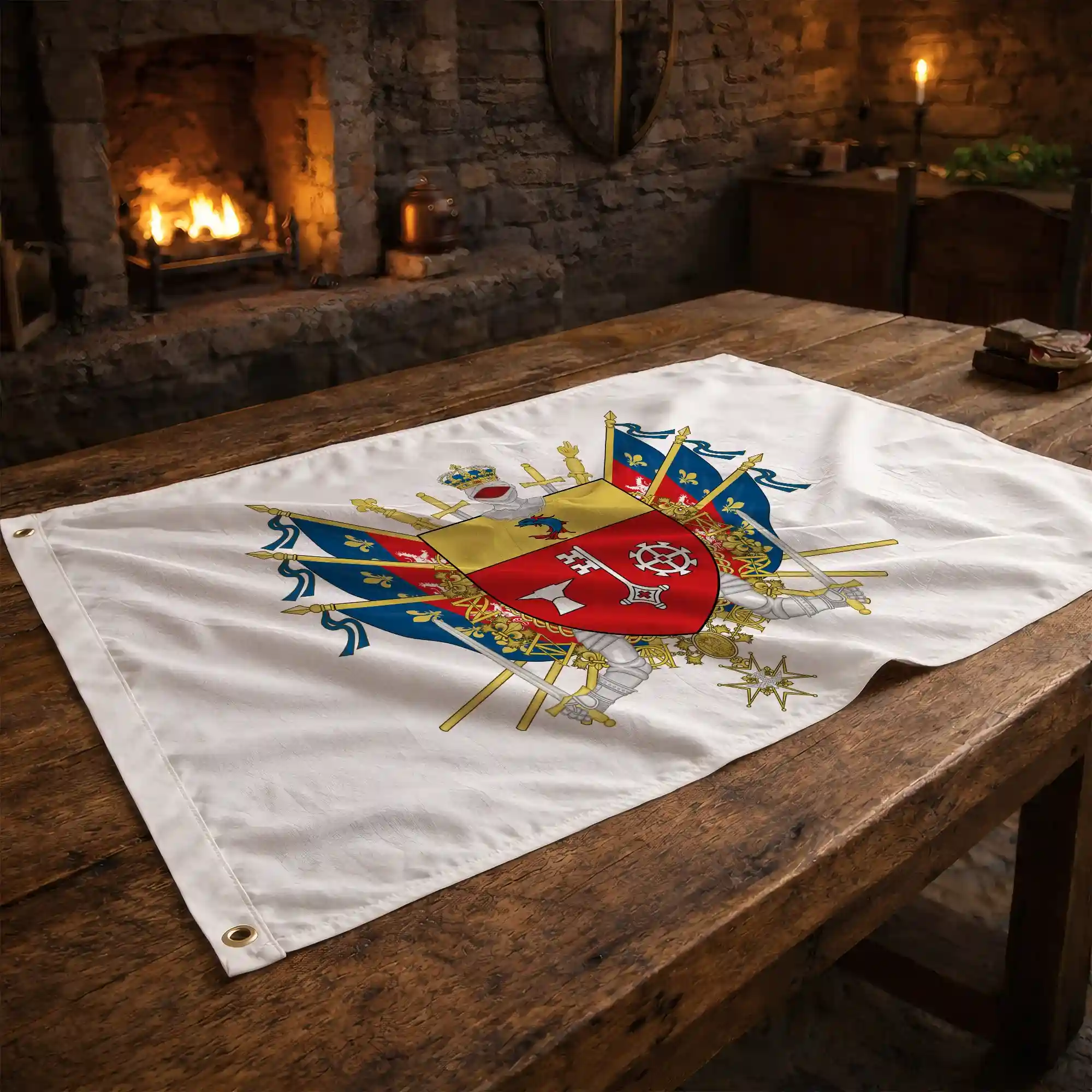 Drapeau - Blason de Vénissieux - Image 2