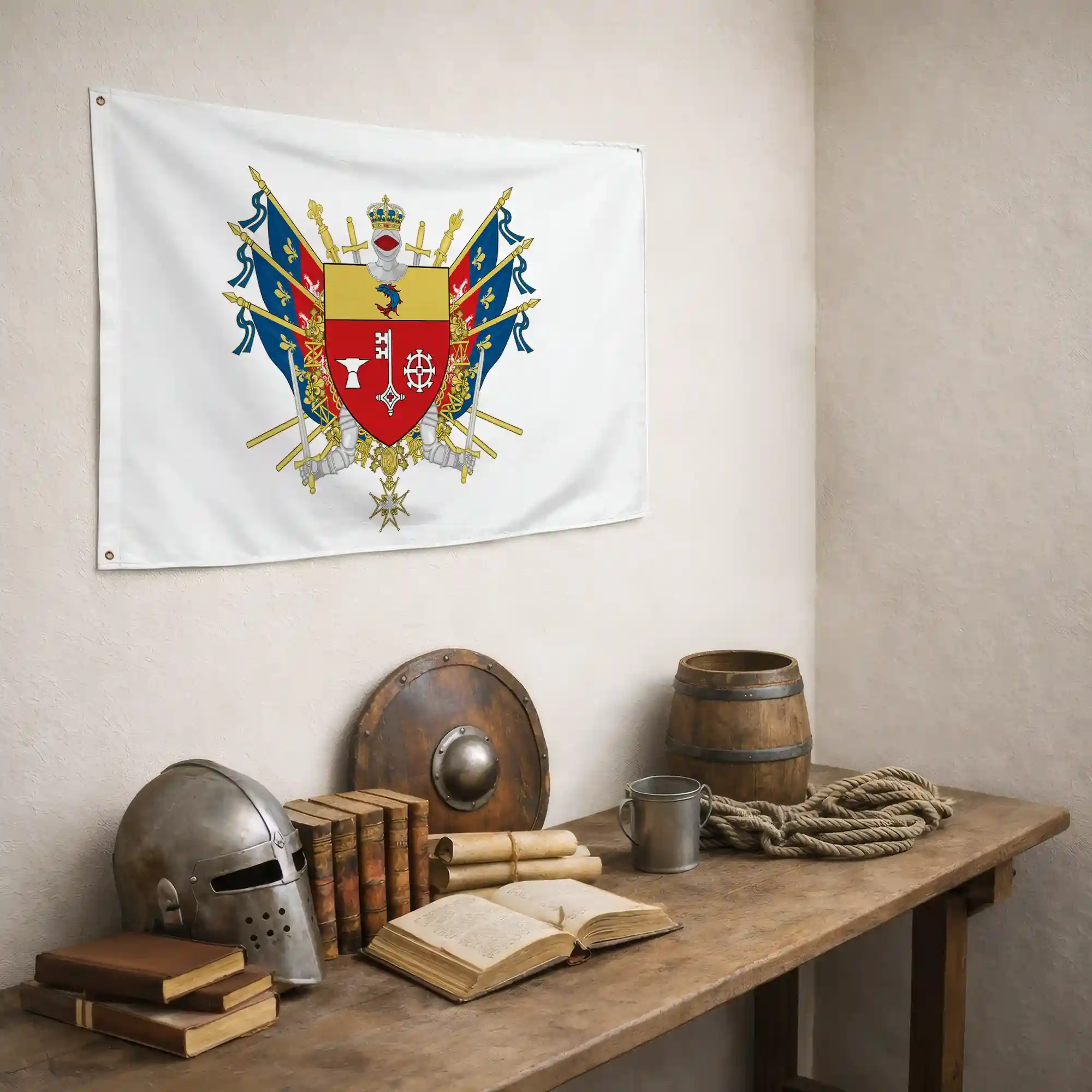 Drapeau - Blason de Vénissieux - Image 5