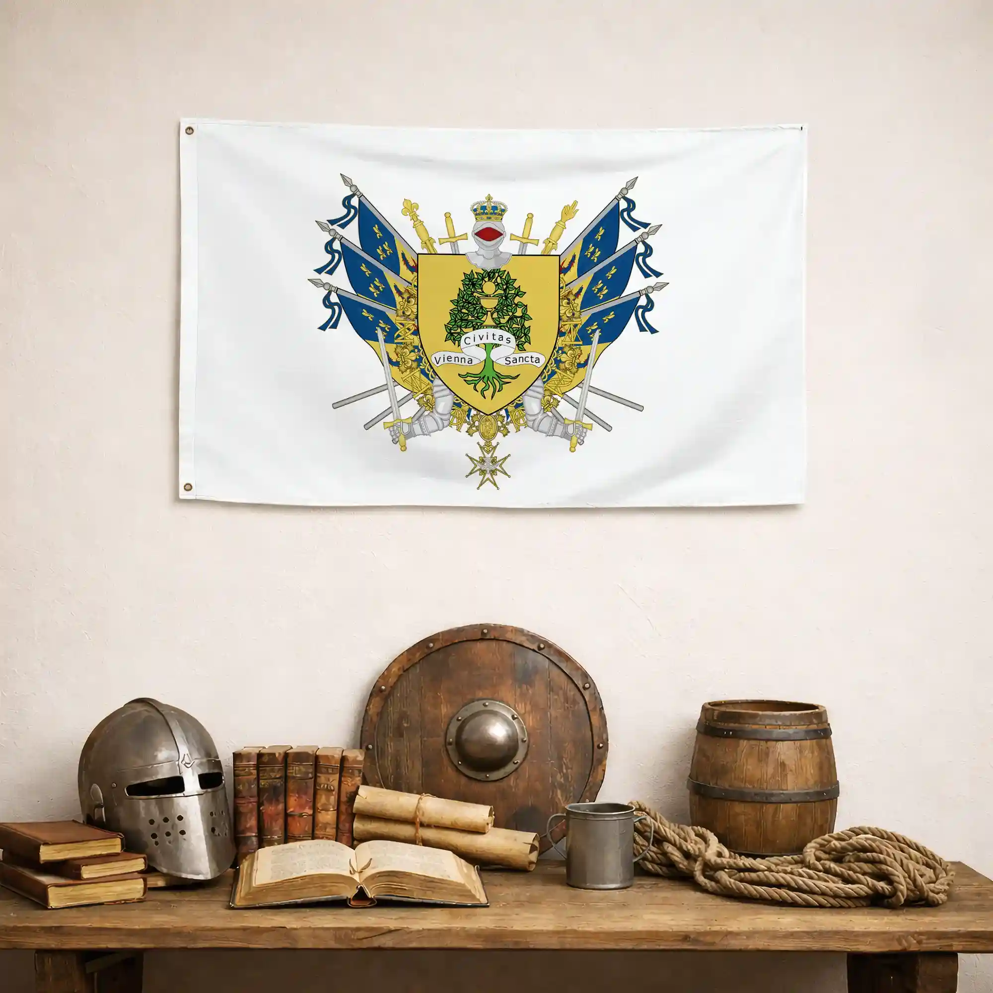 Drapeau - Blason de Vienne - Image 4
