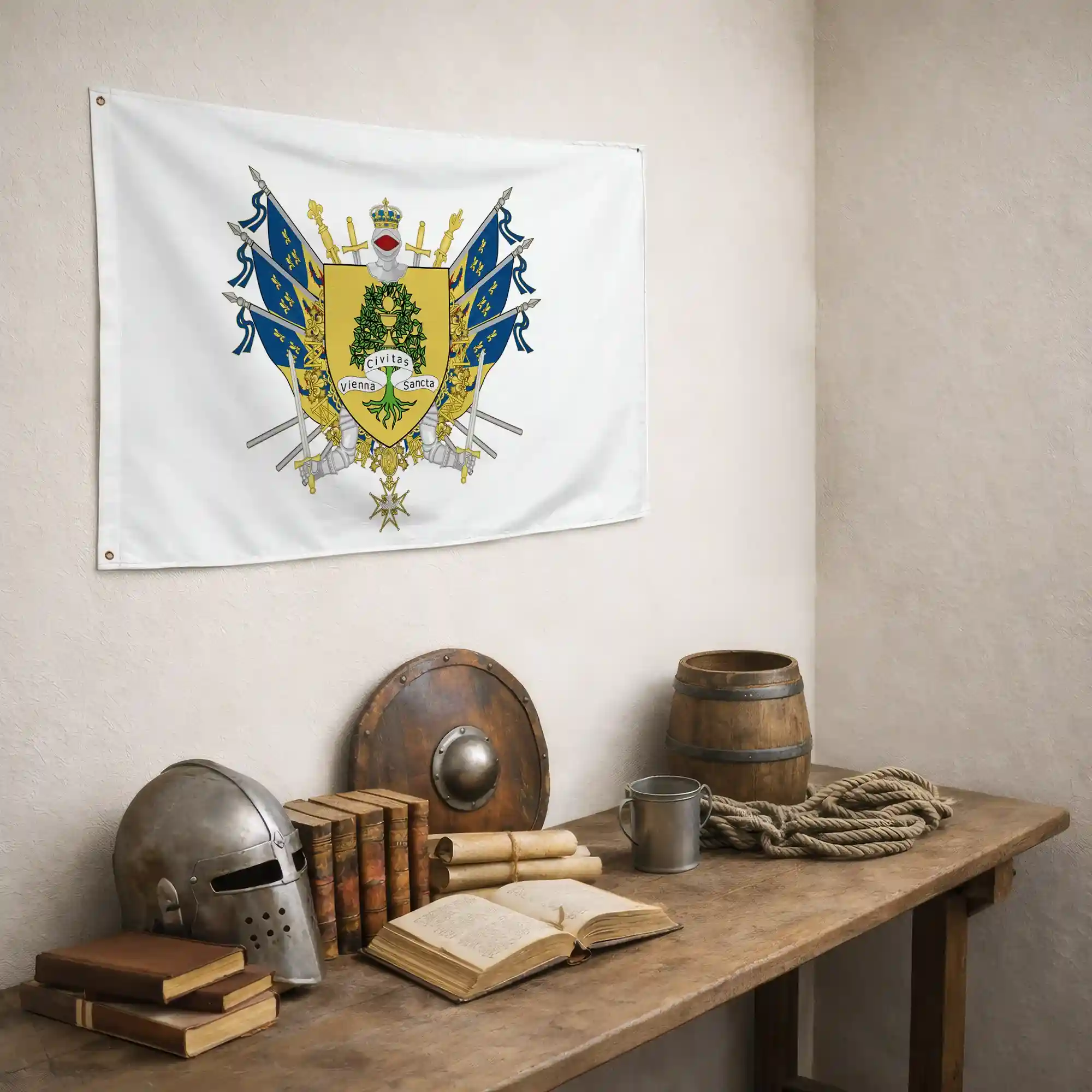 Drapeau - Blason de Vienne - Image 5