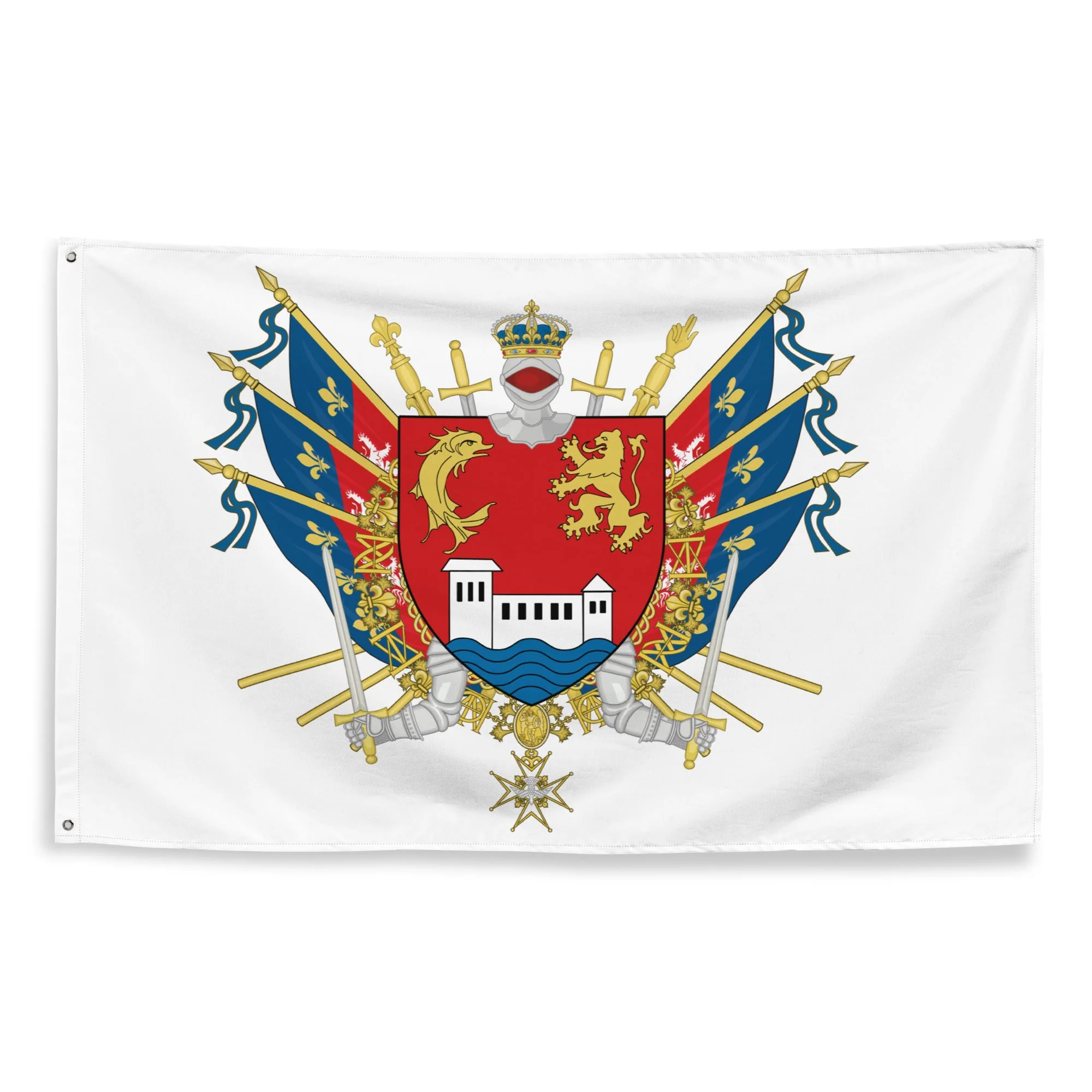 Drapeau - Blason de Villeurbanne