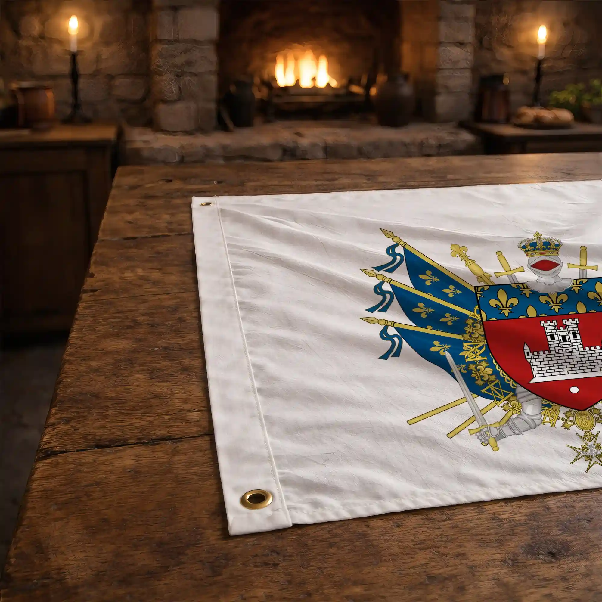 Drapeau - Blason de Vincennes - Image 3