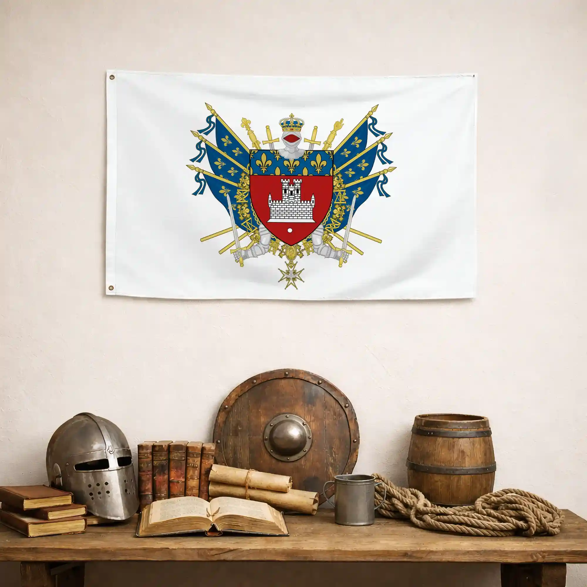 Drapeau - Blason de Vincennes - Image 5