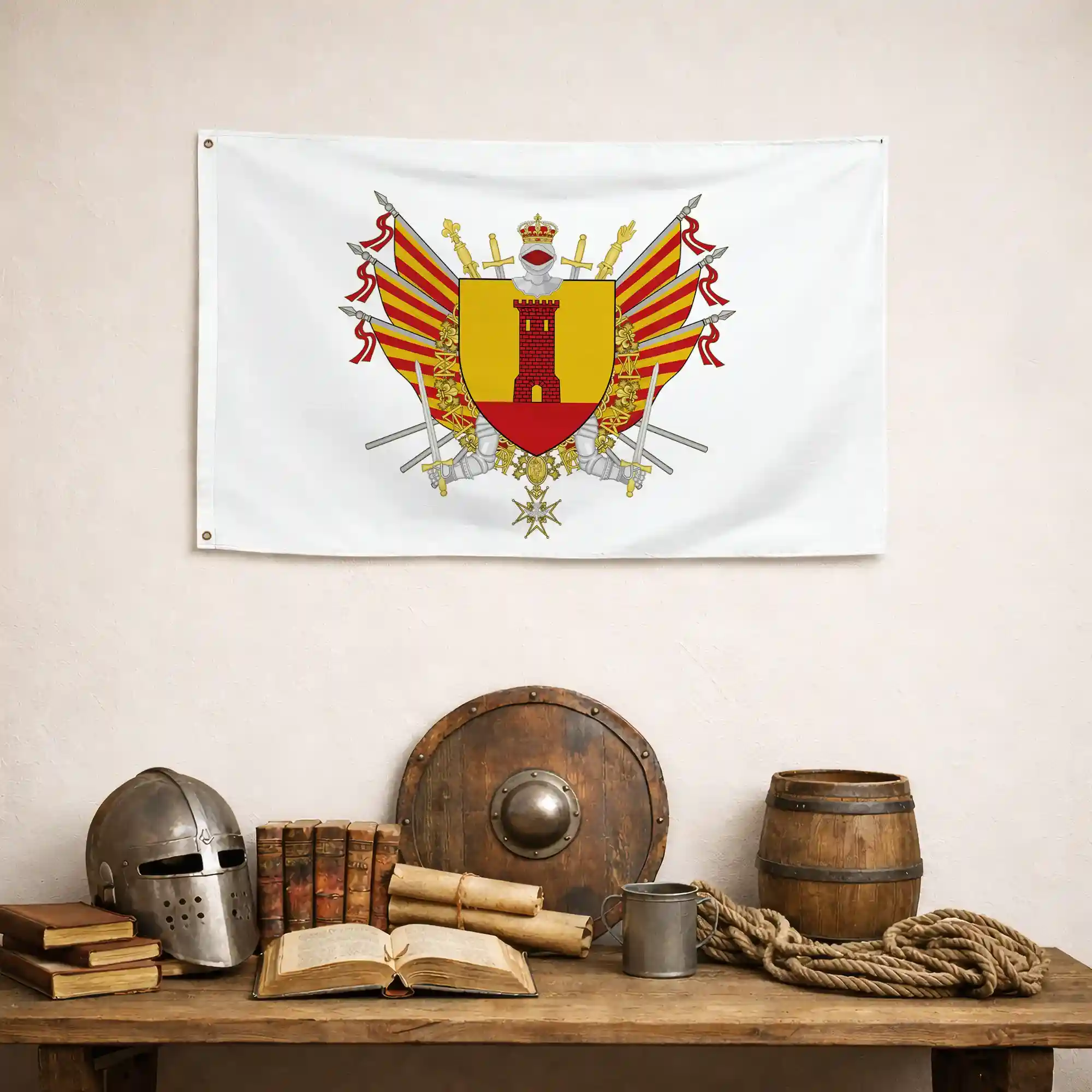 Drapeau - Blason de Vitrolles - Image 4