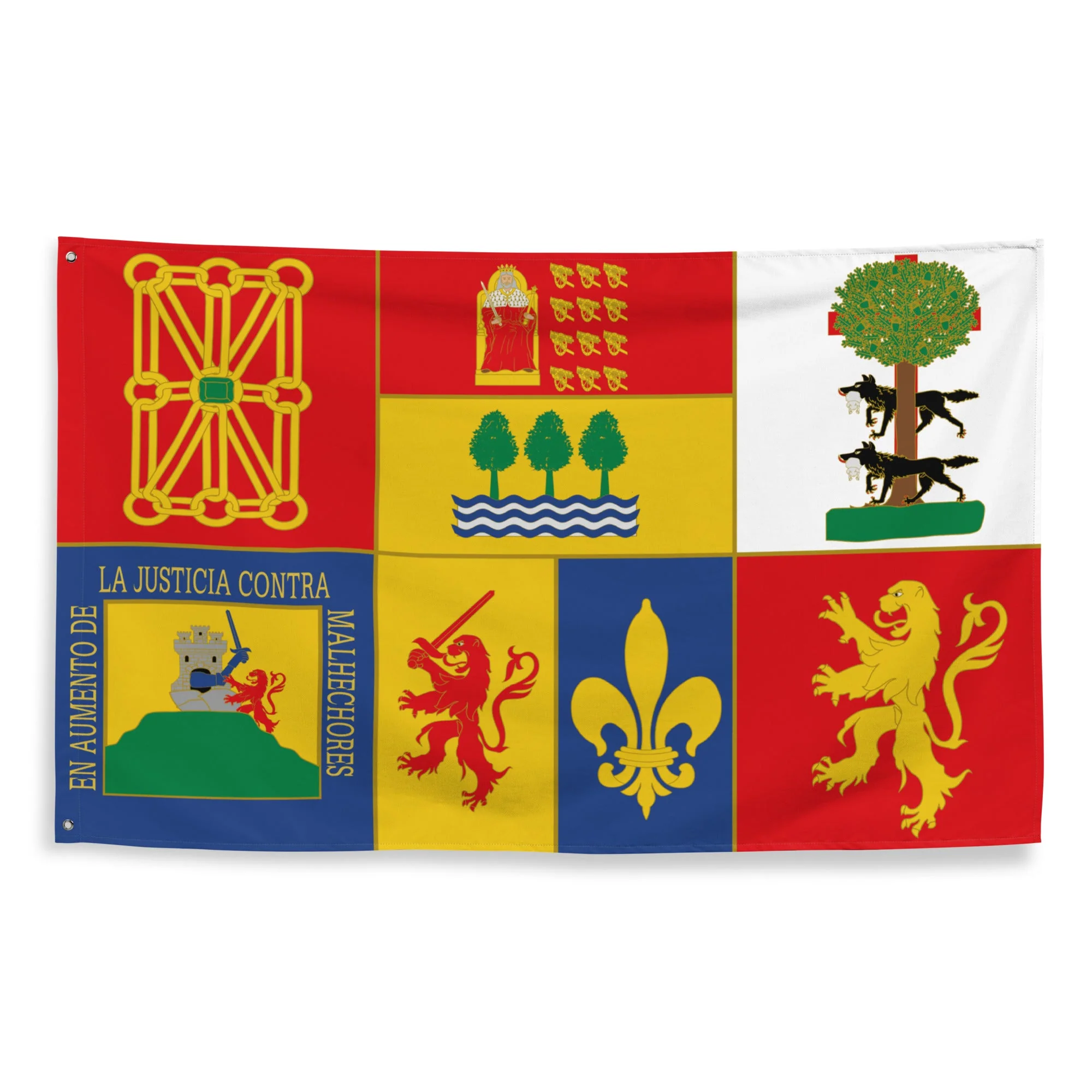 Drapeau - Blason des 7 Provinces Basques