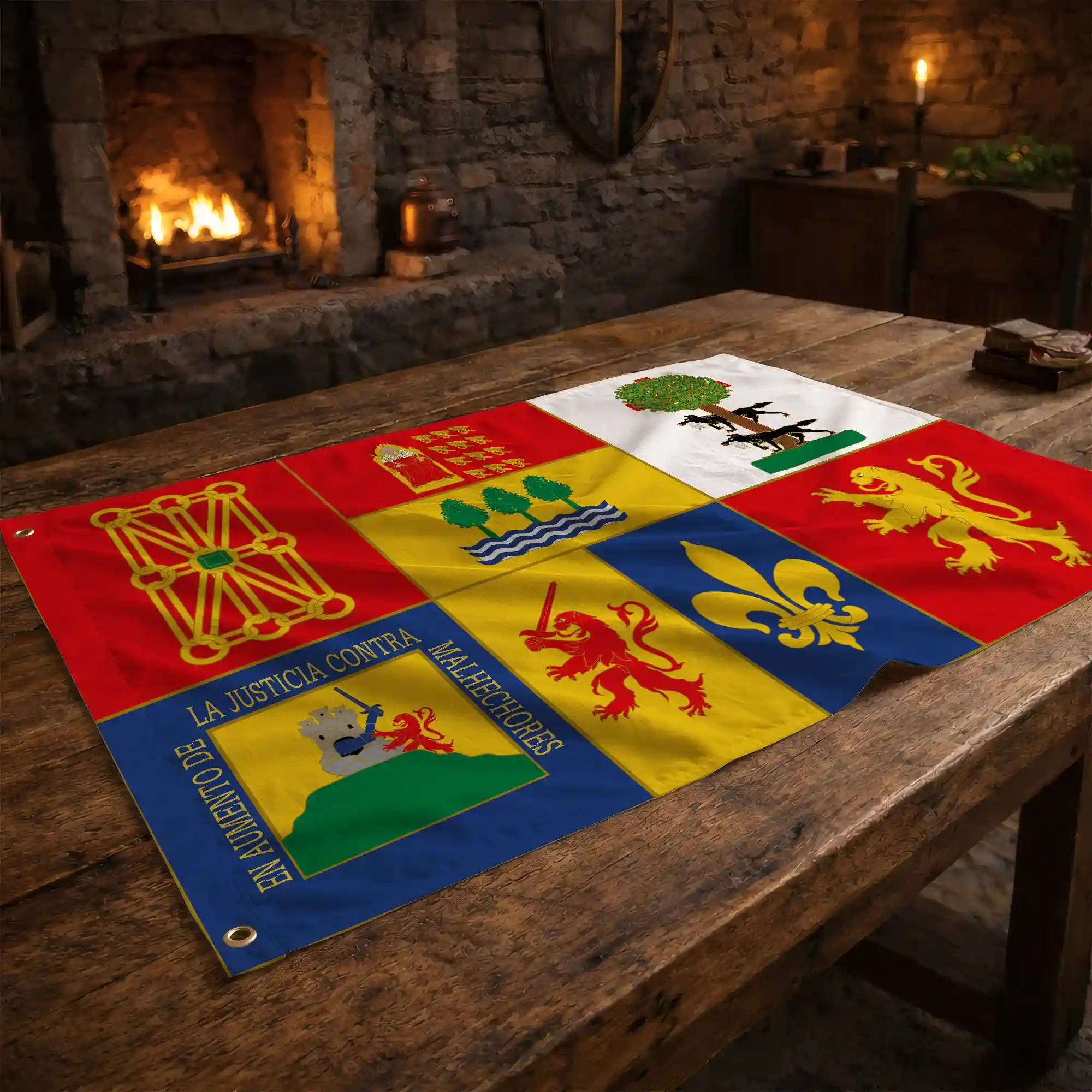 Drapeau - Blason des 7 Provinces Basques - Image 2