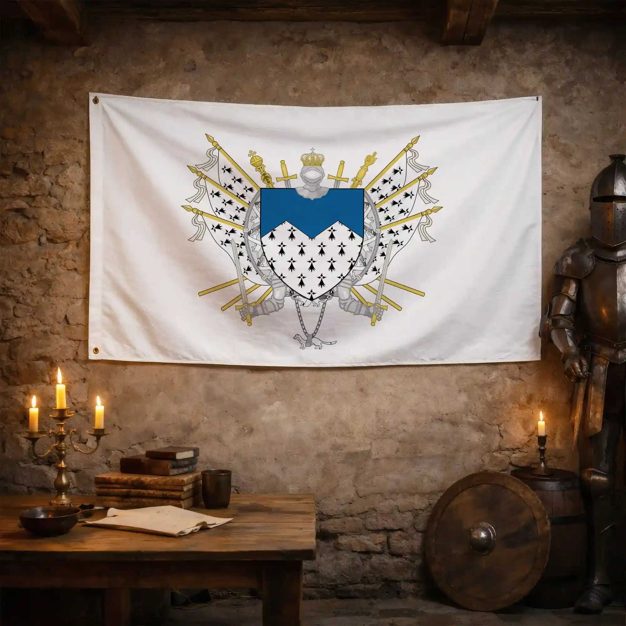 Drapeau - Blason des Côtes-d'Armor (22) - Image 3